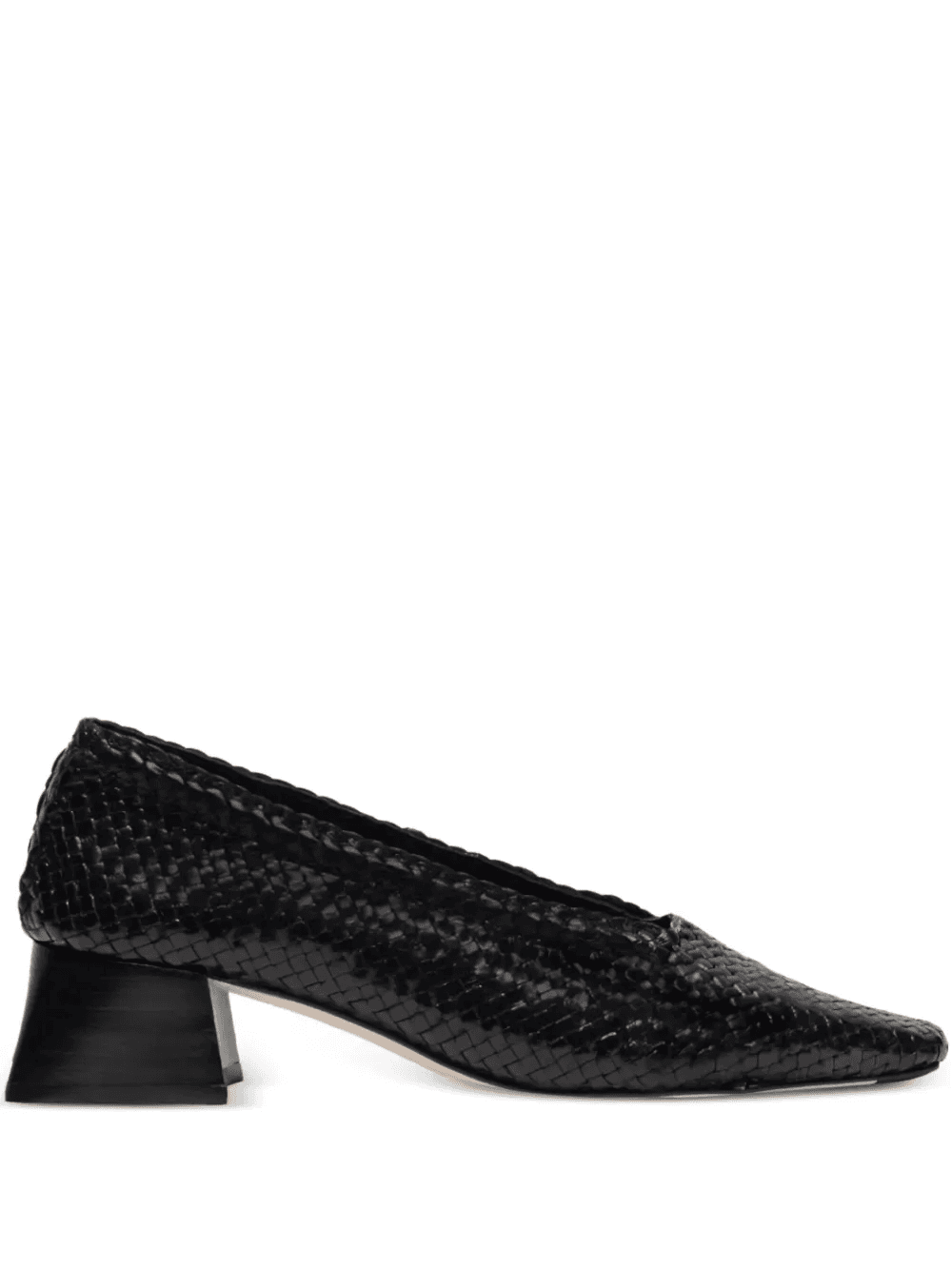 40mm woven-leather pumps - Image 1