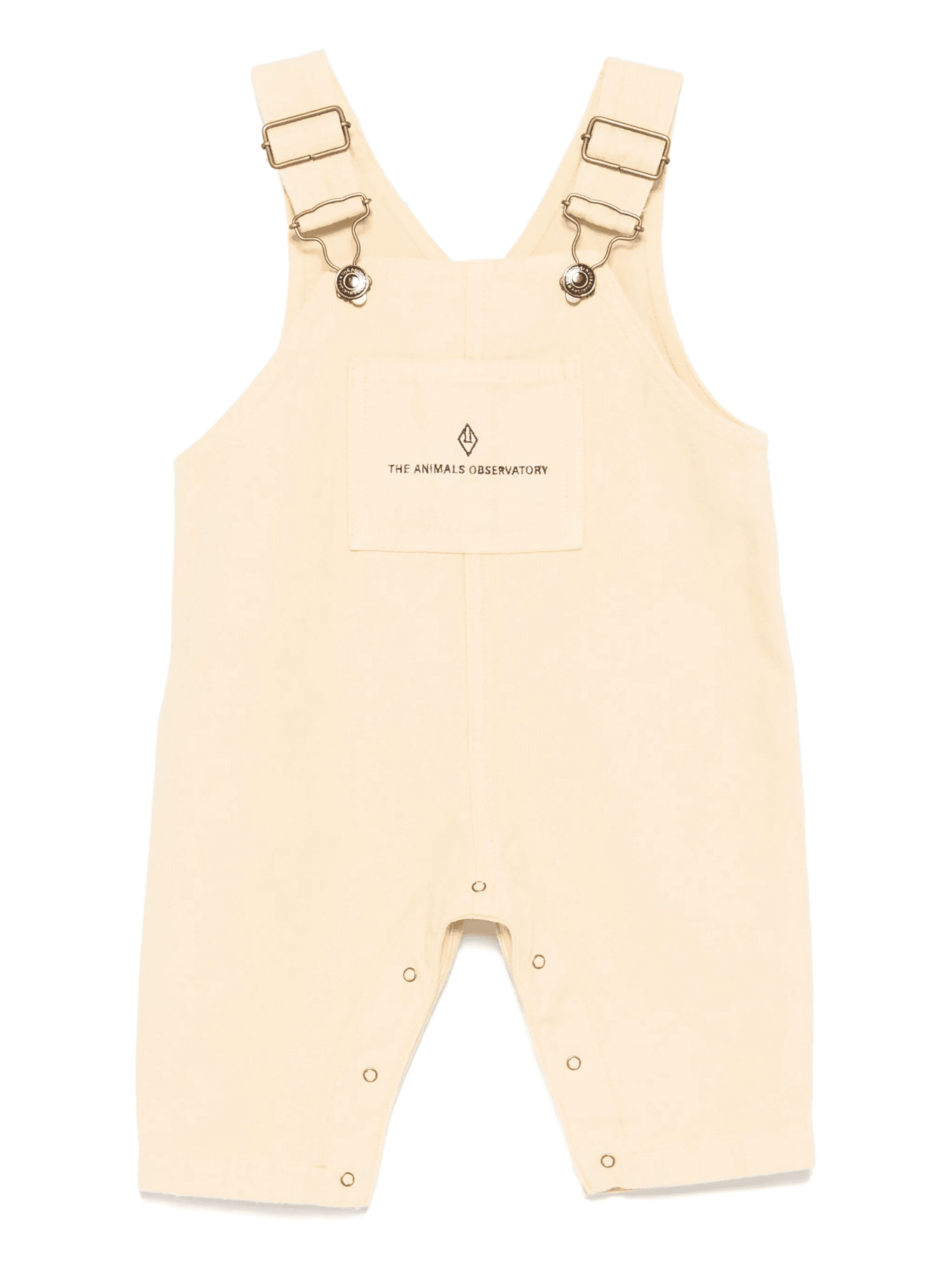 logo-embroidered dungarees - Image 1