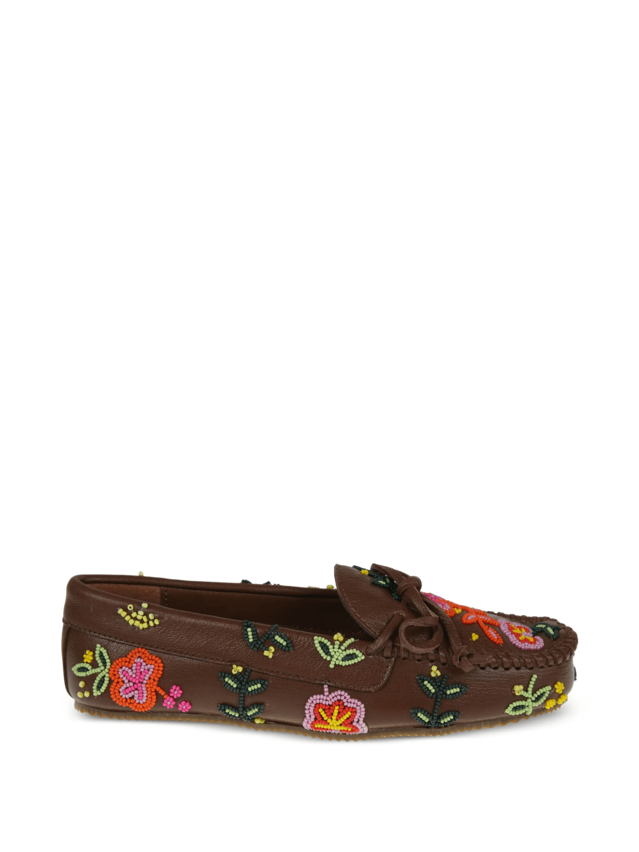 floral beaded loafers - Image 1