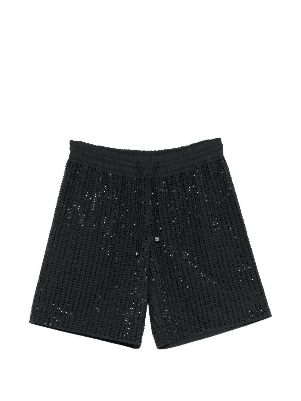 drawstring crystal-embellished shorts - Image 1