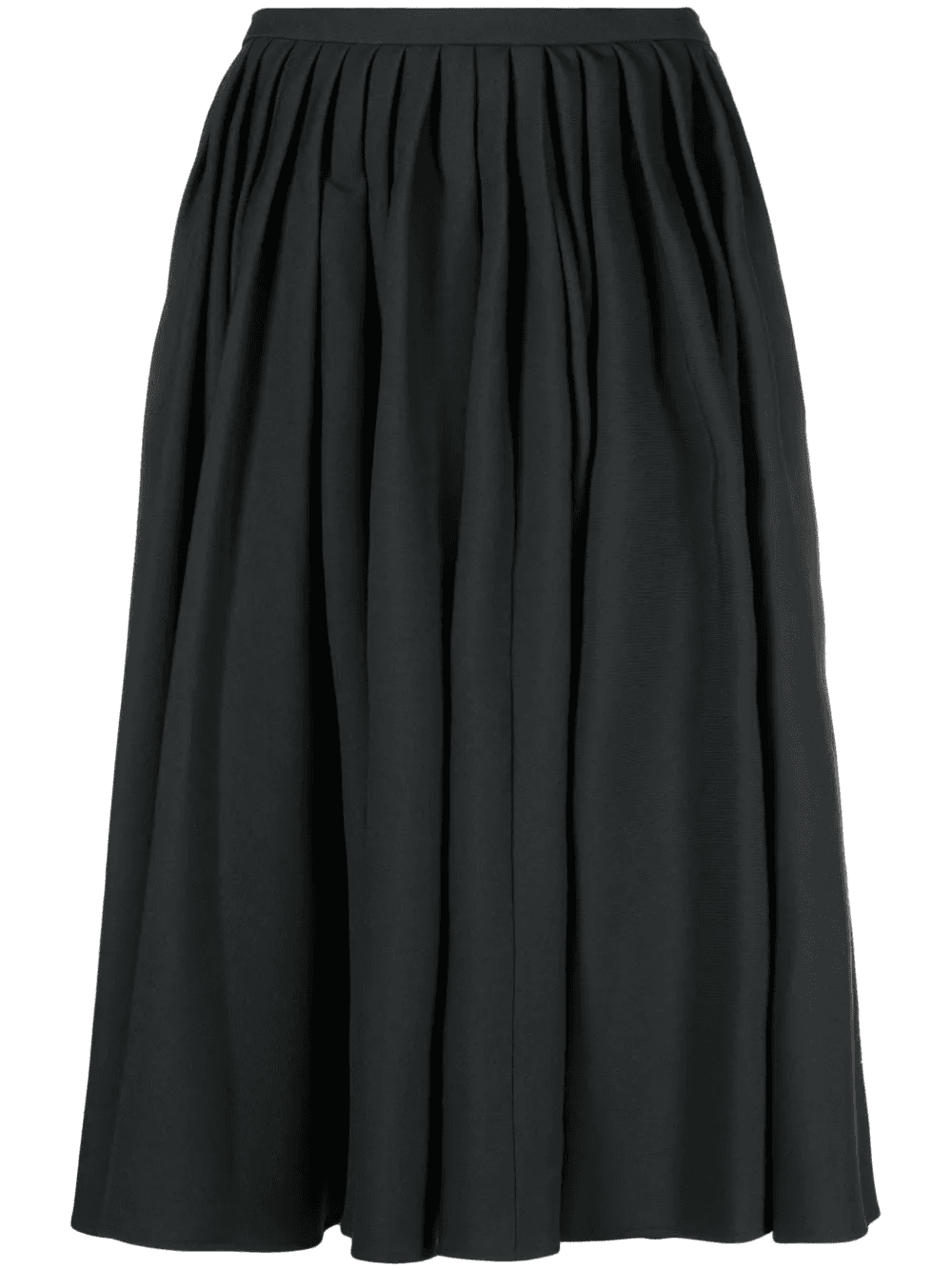 pleated full wool skirt - Image 1
