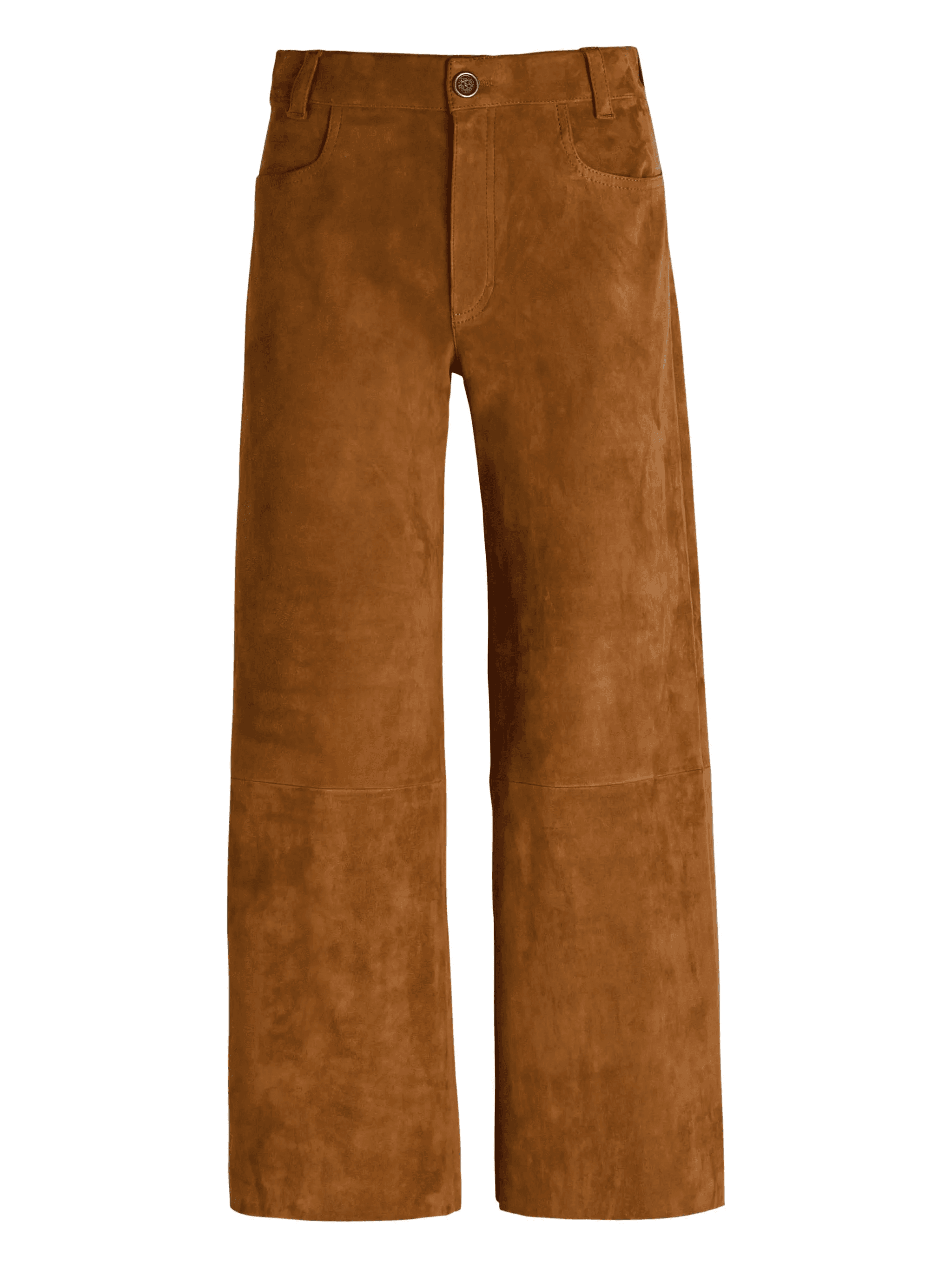 buttoned leather trousers - Image 1