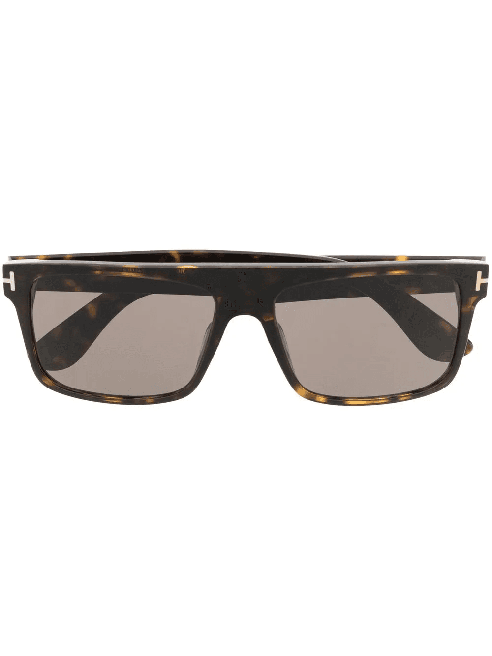 square-frame tortoiseshell sunglasses - Image 1