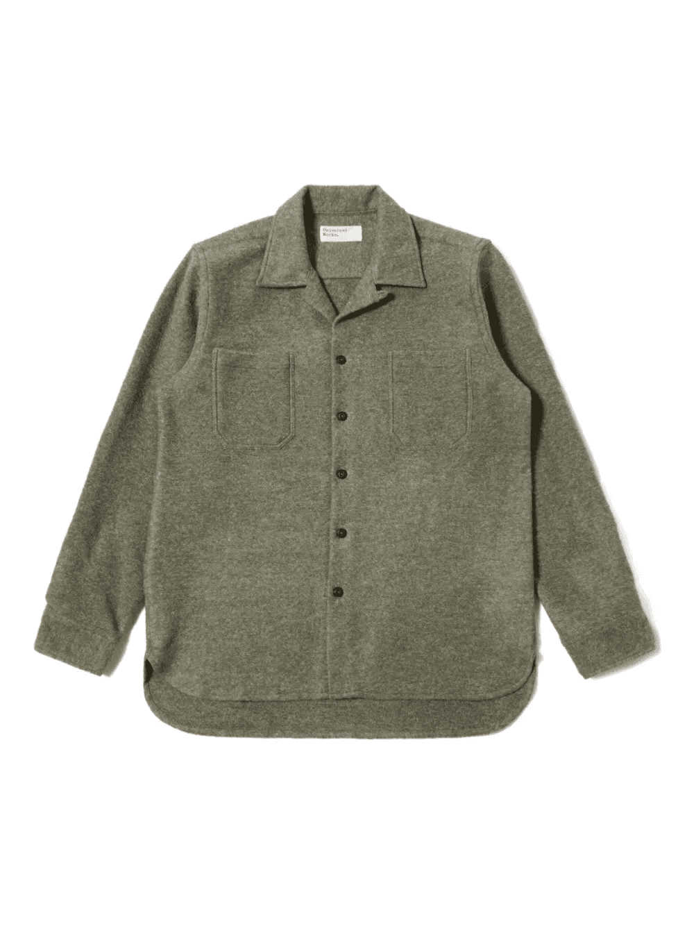 patch-pocket button-cuff shirt - Image 1