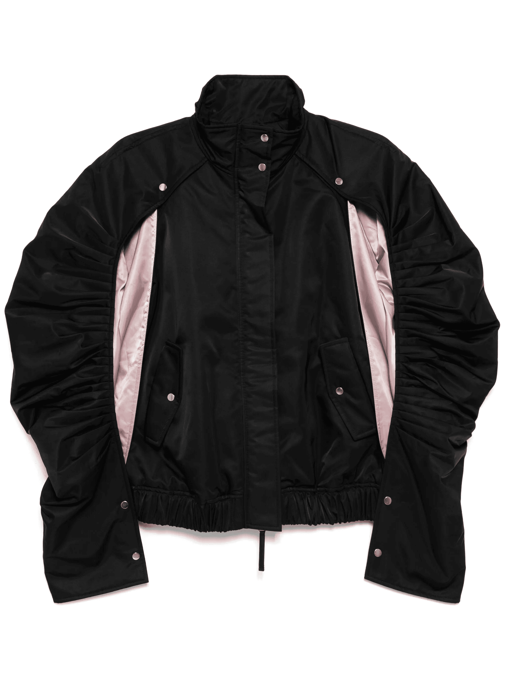 cut-out bomber jacket - Image 1