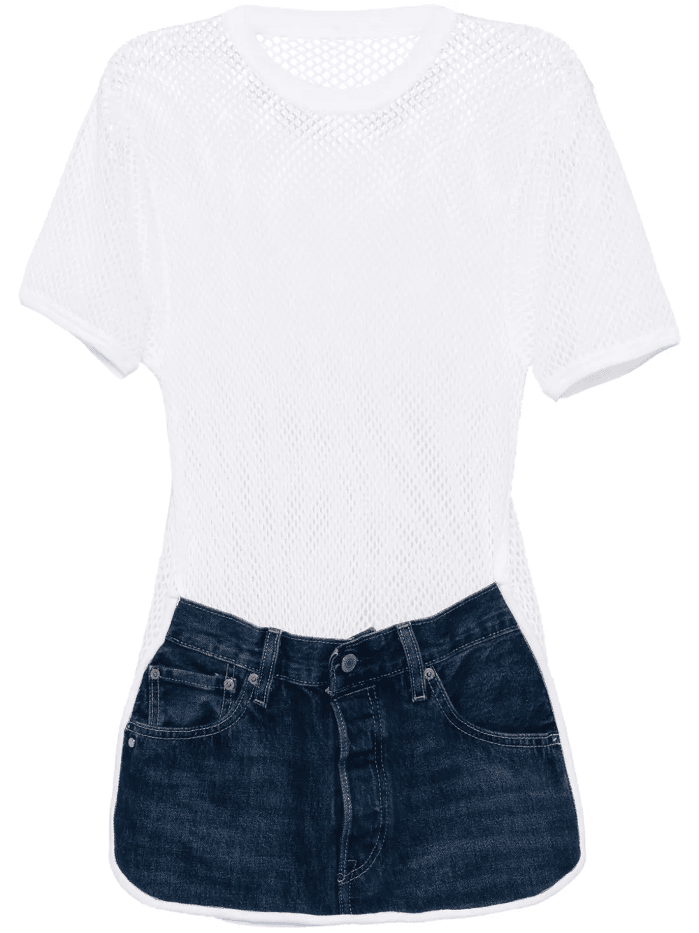 mesh short-sleeve T-shirt - Image 1