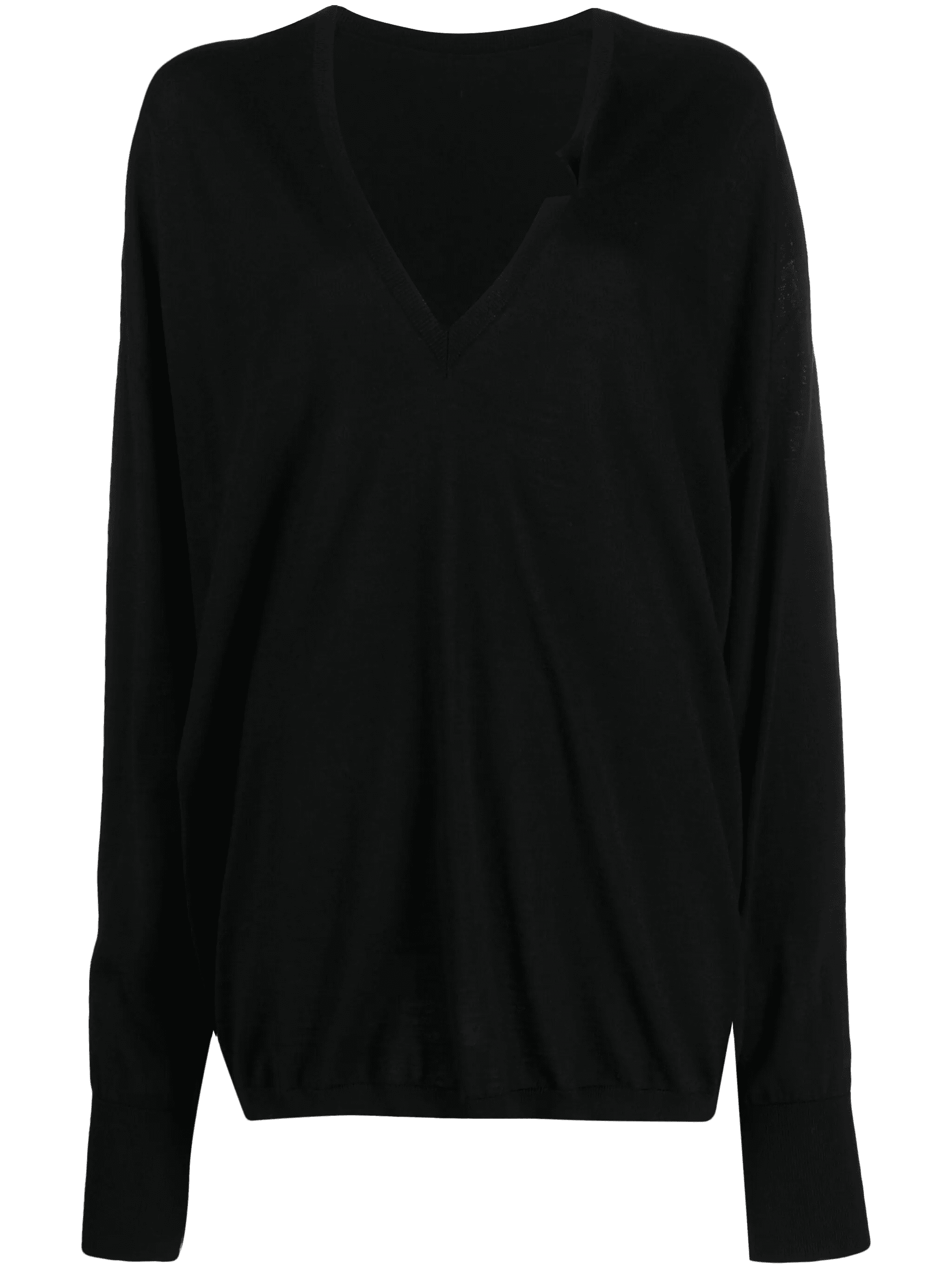 virgin-wool V-neck jumper - Image 1