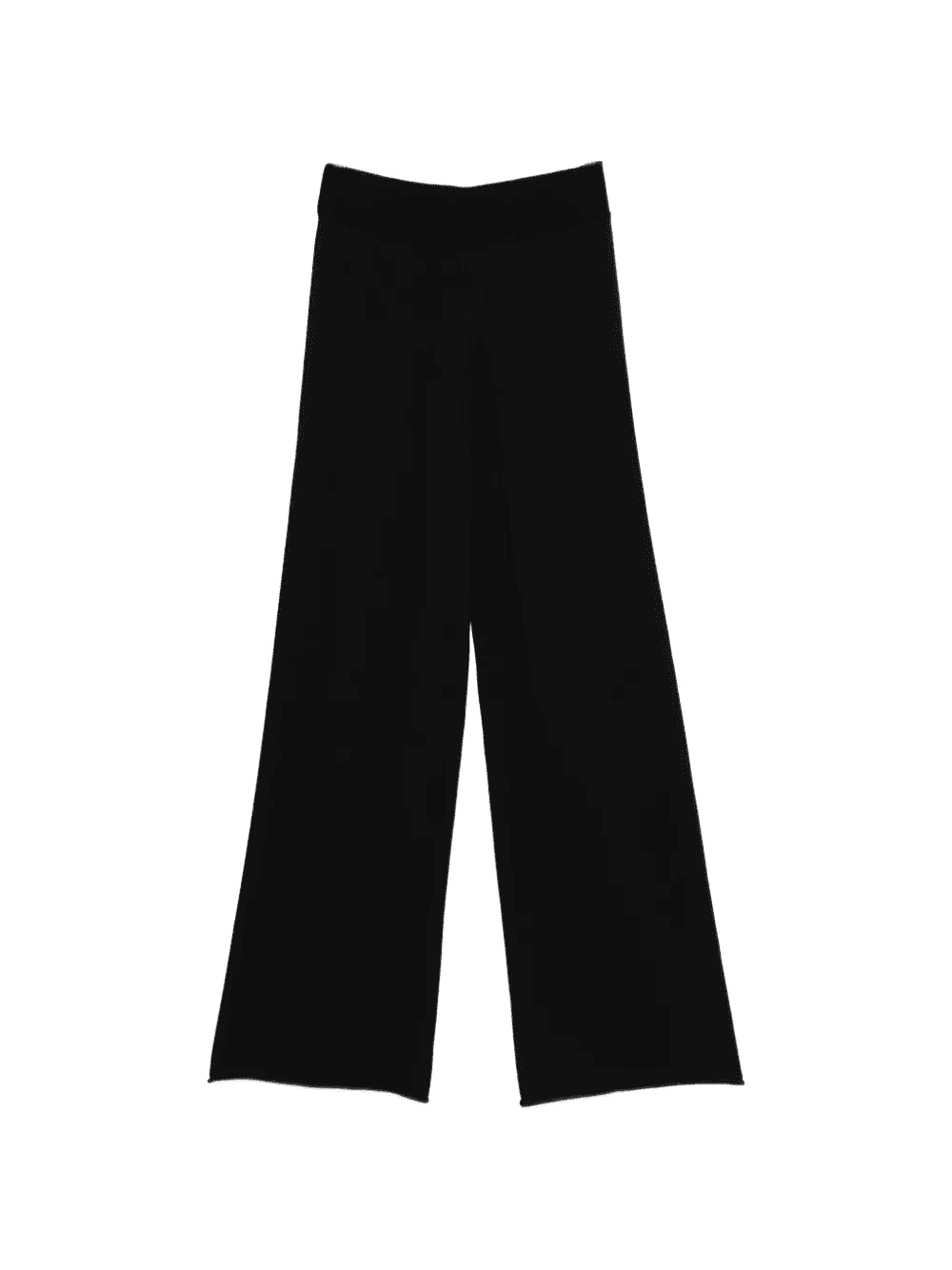 ribbed wide-leg trousers - Image 1