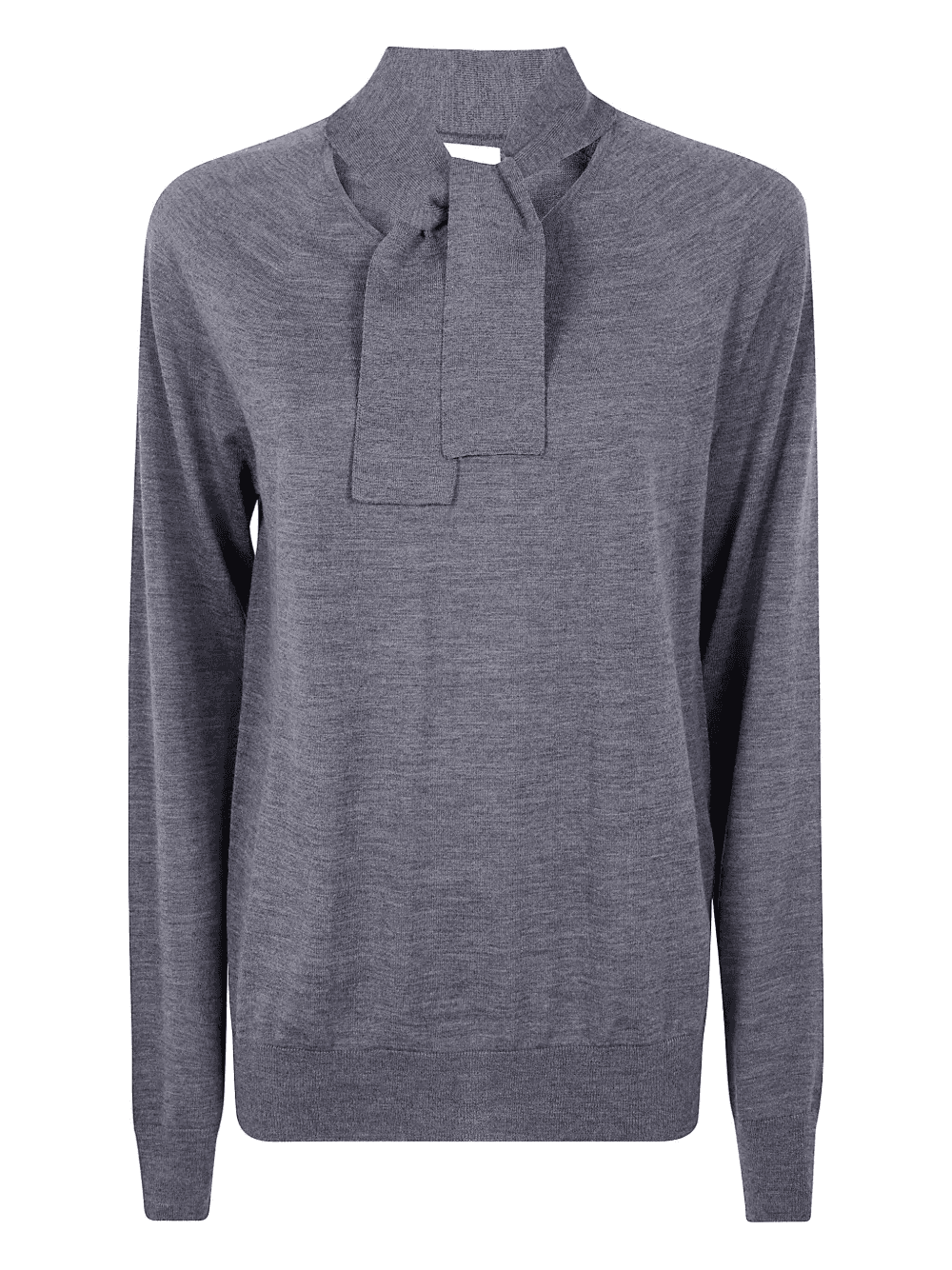 tie-neck wool sweater - Image 1