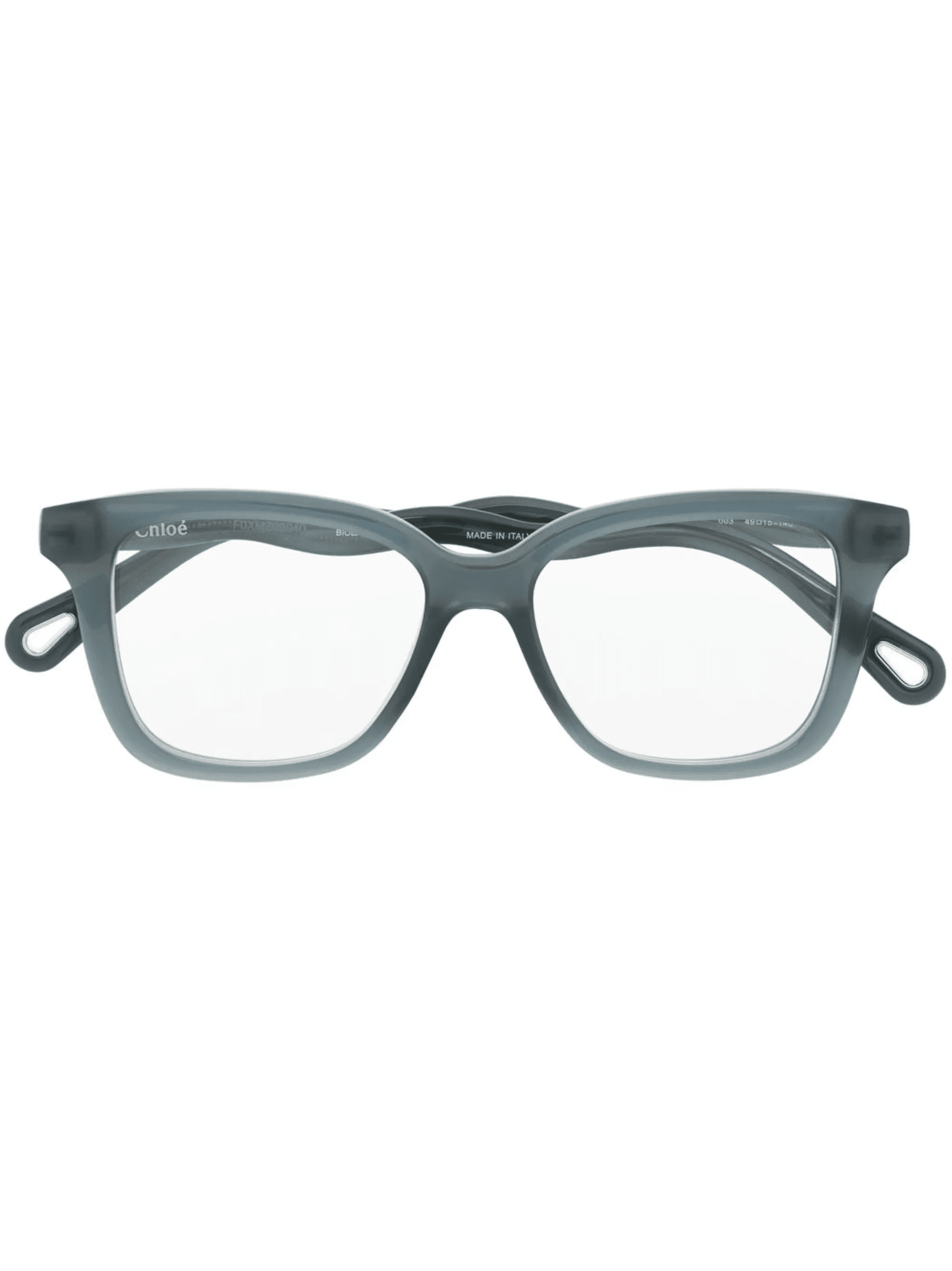 logo-lettering cat-eye glasses - Image 1