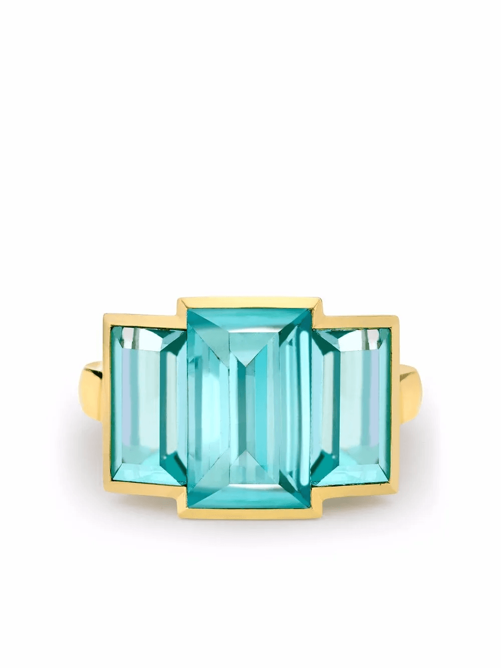 18kt yellow gold Kingdom tourmaline ring - Image 1