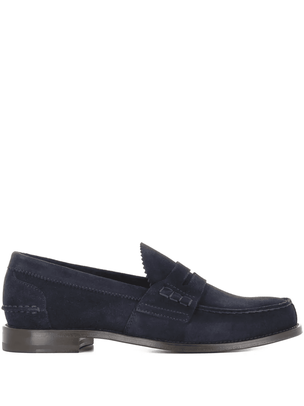 suede penny loafers - Image 1