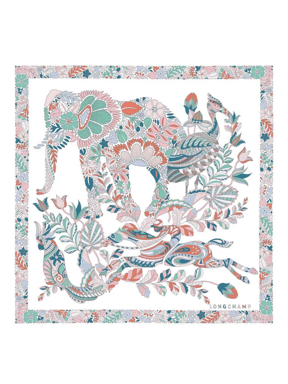 Forêt silk scarf - Image 1