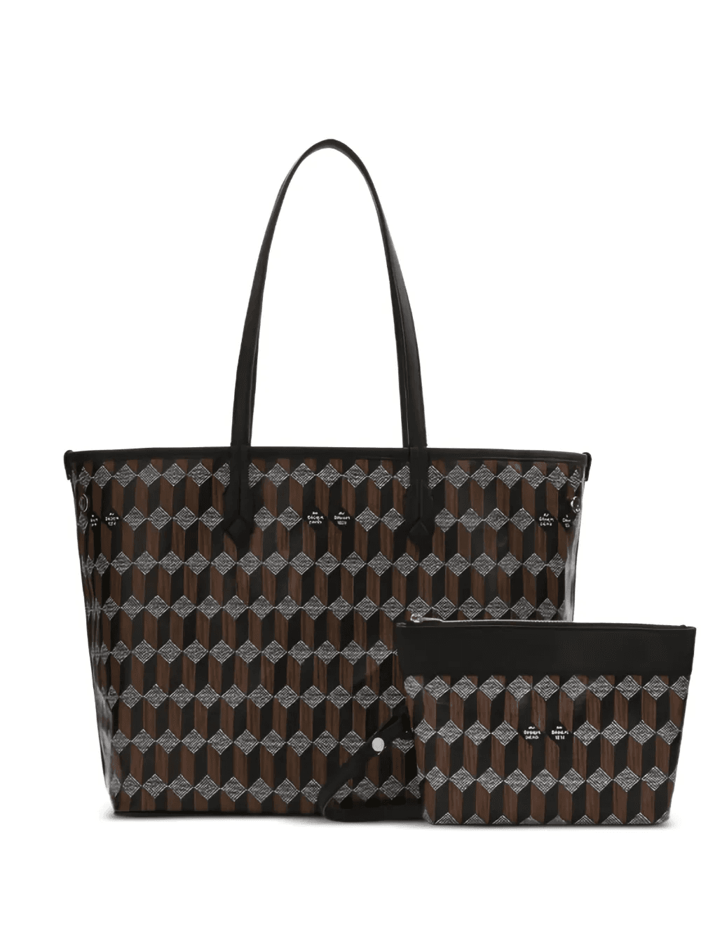 No.47 geometric pattern tote bag - Image 1