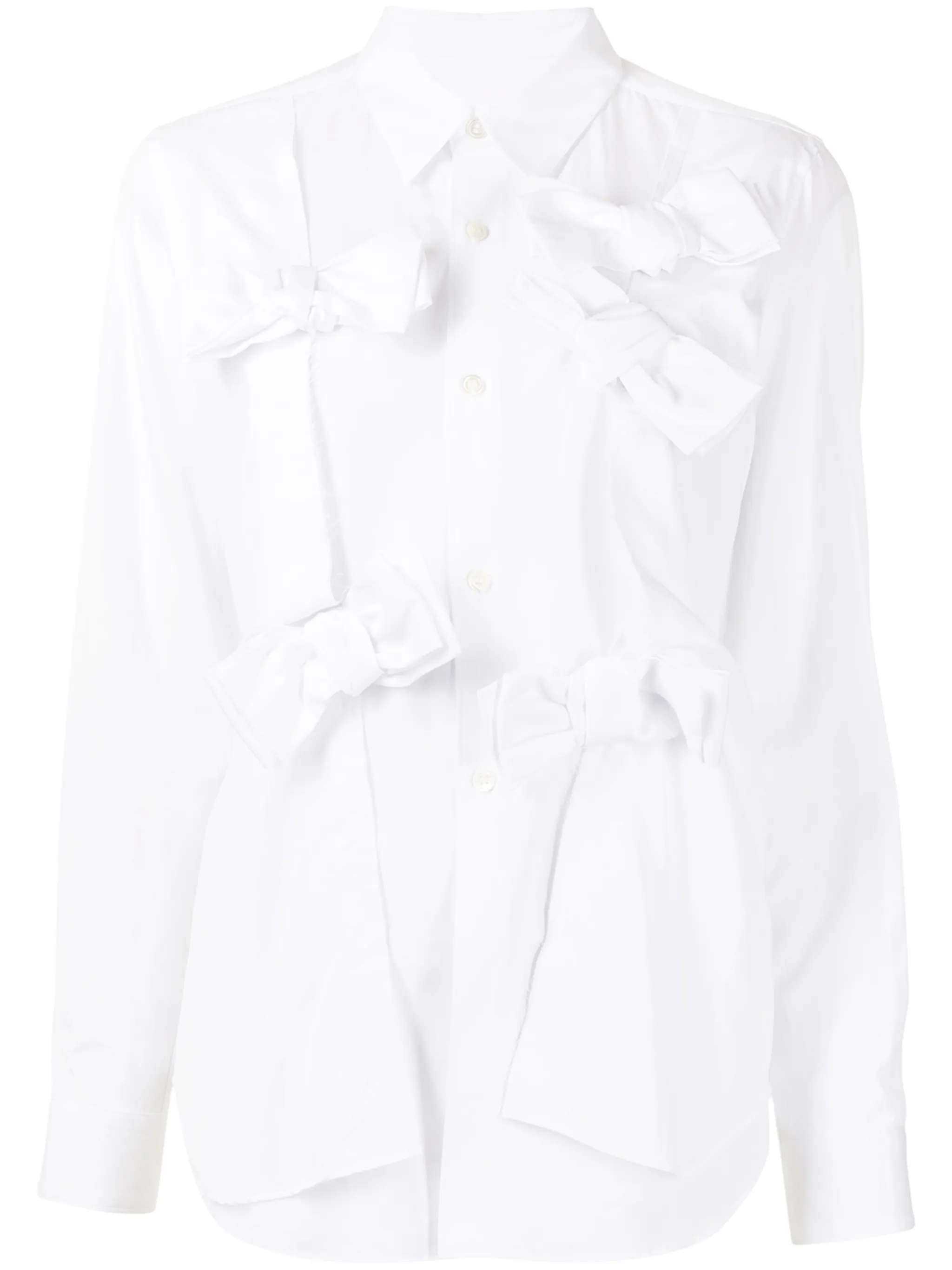 ruched asymmetric shirt - Image 1