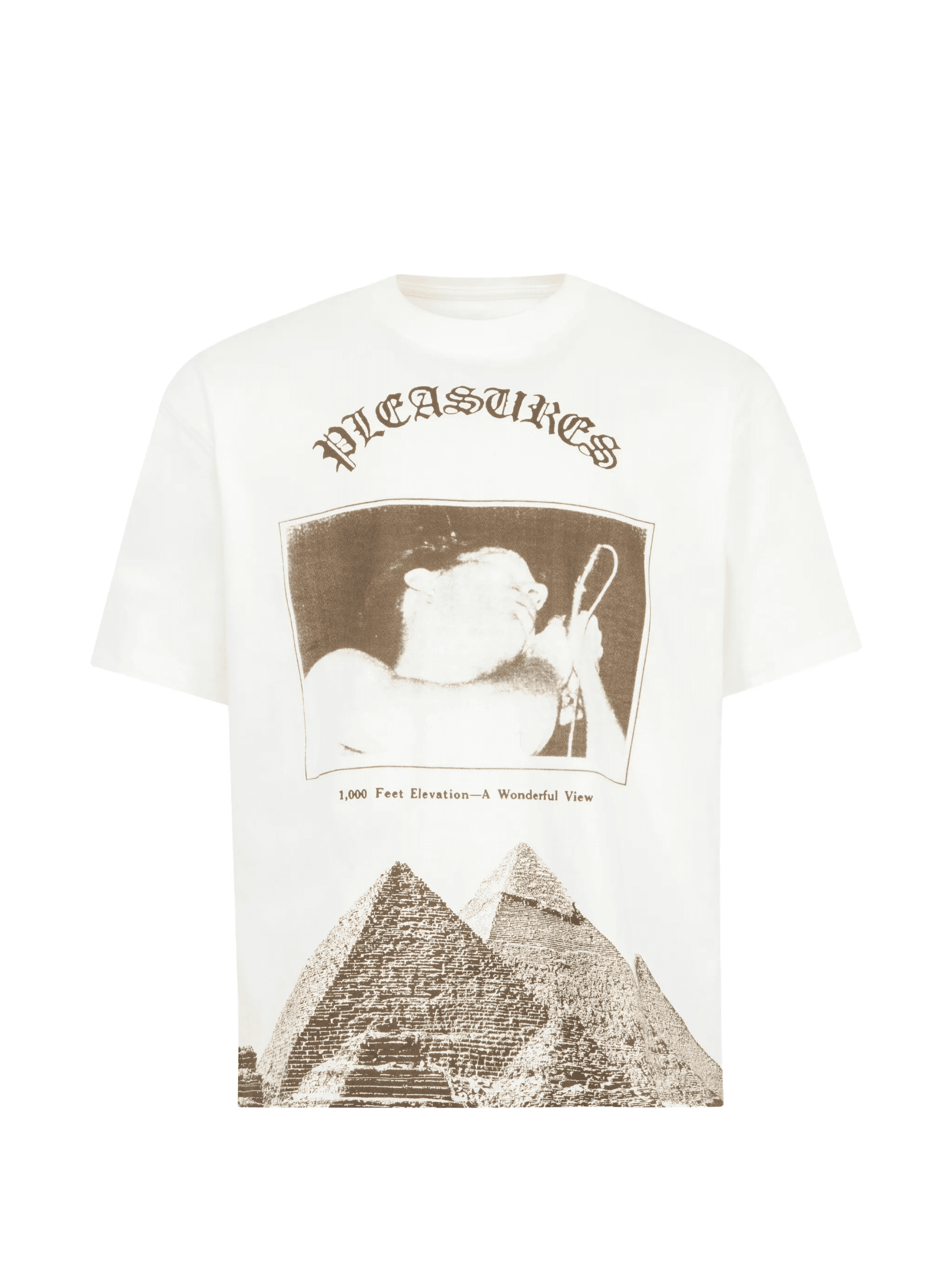 Elevation pyramid-print T-shirt - Image 1