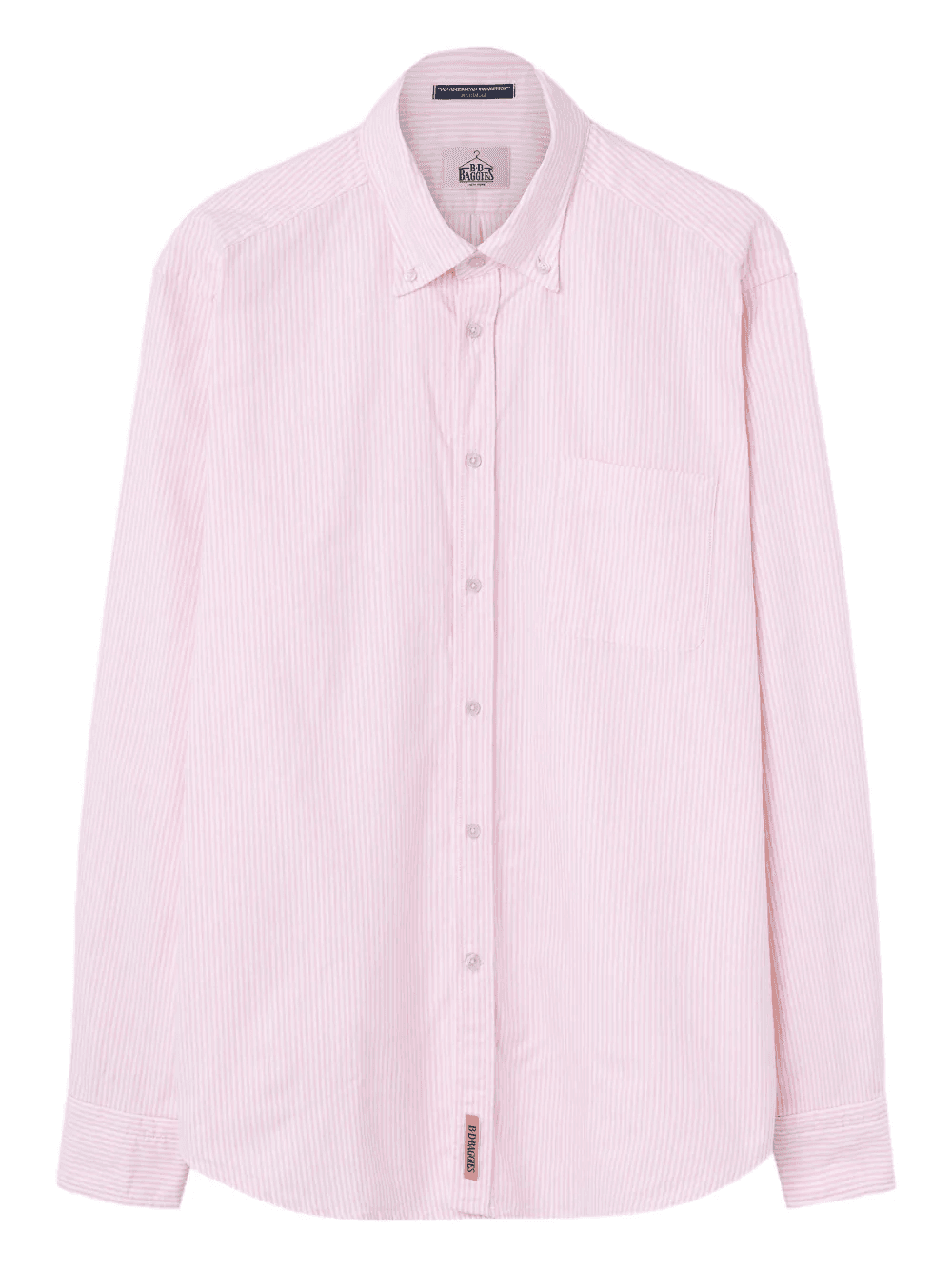 striped long-sleeved shirt - Image 1