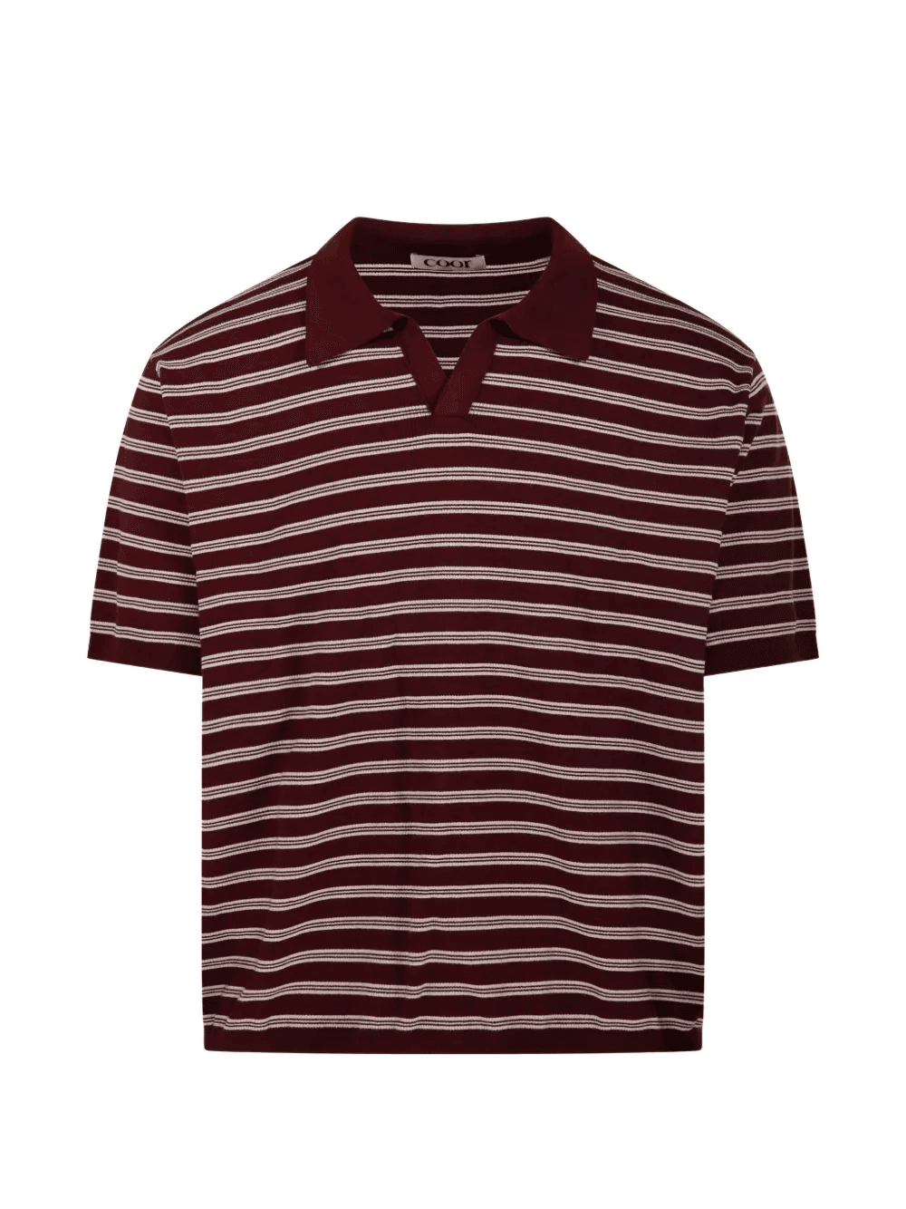 striped-pattern polo shirt - Image 1