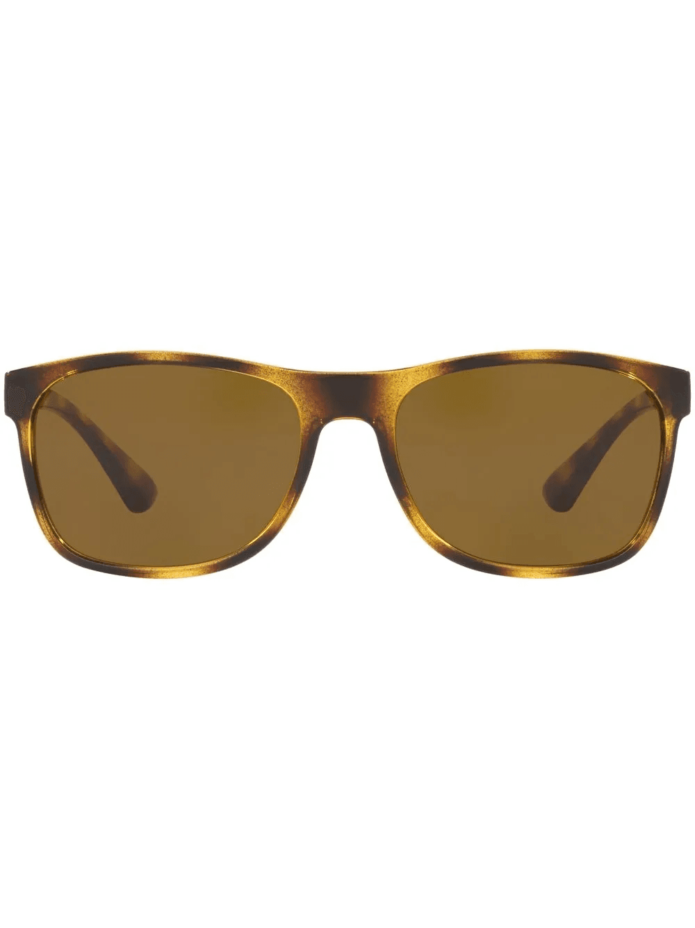 tortoiseshell-effect square-frame sunglasses - Image 1