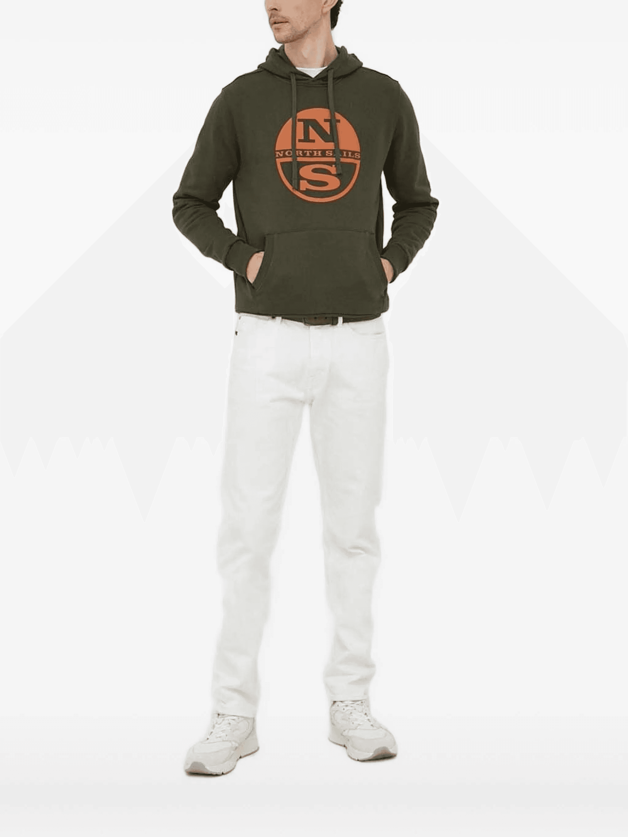 logo-print hoodie - Image 1