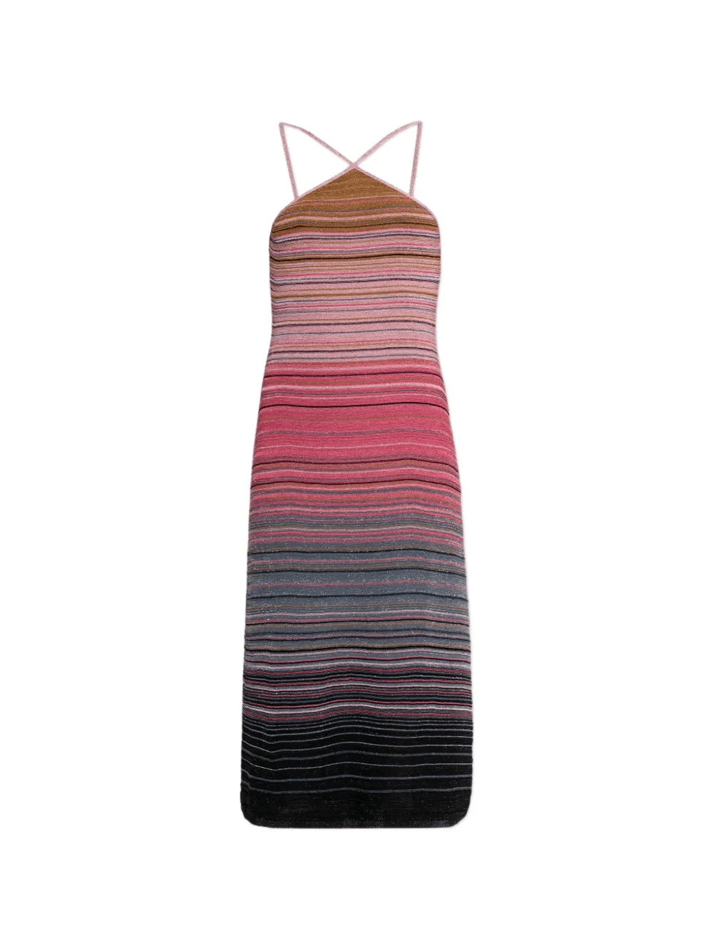 striped midi dress - Image 1