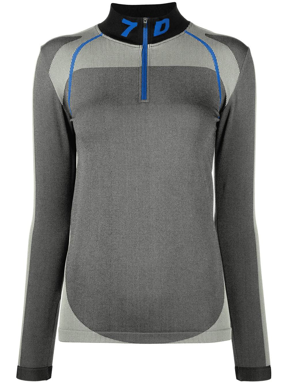 half-zip funnel neck top - Image 1