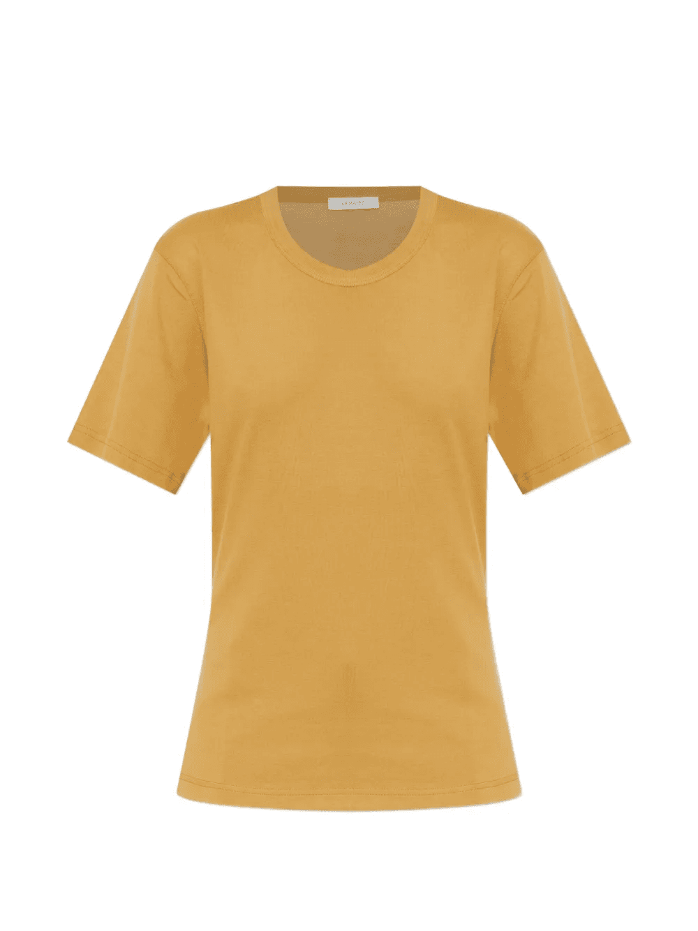 round-neck short-sleeve Rib T-shirt - Image 1