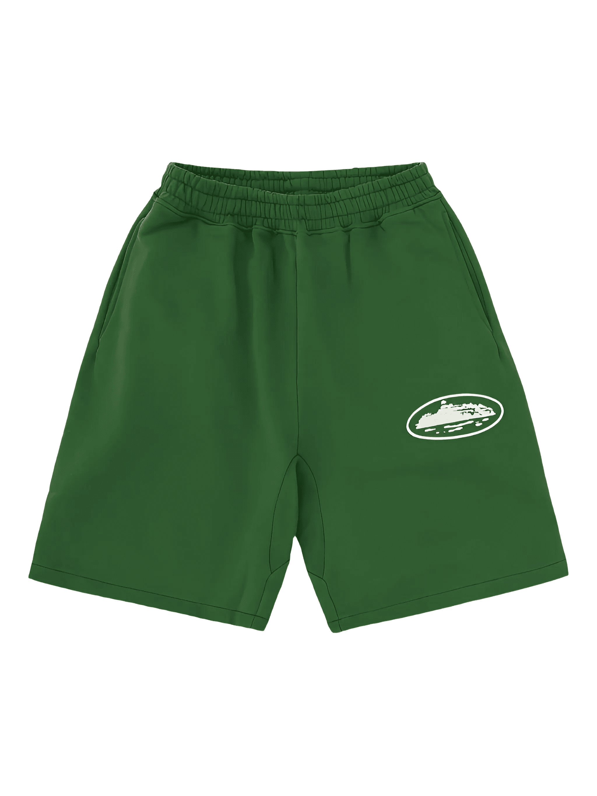 puff-print island track shorts - Image 1