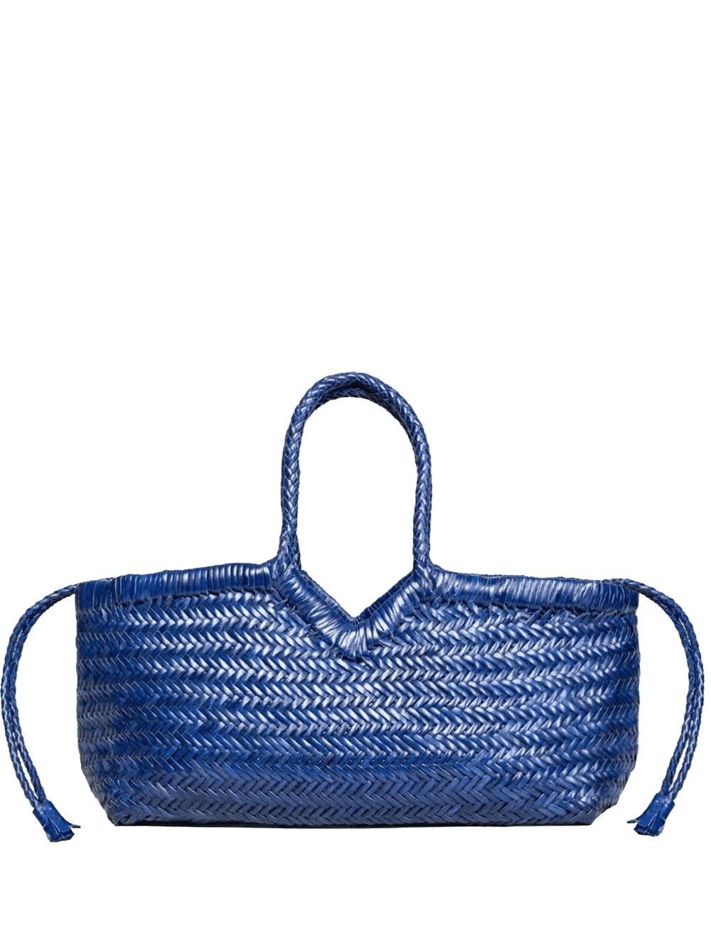 Tyde woven leather tote bag - Image 1