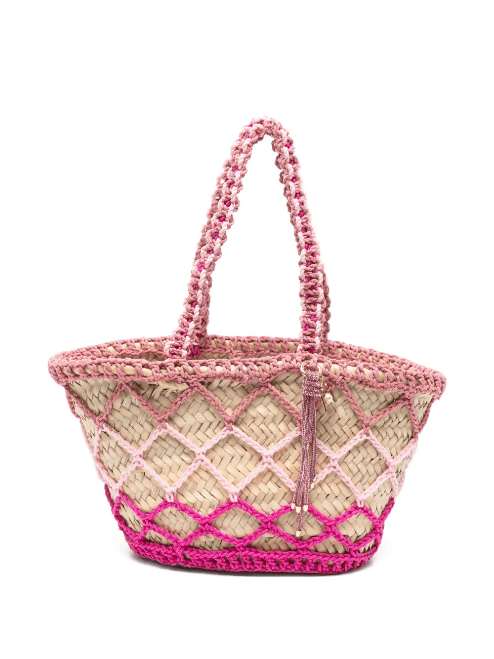 medium braided-rope tote bag - Image 1