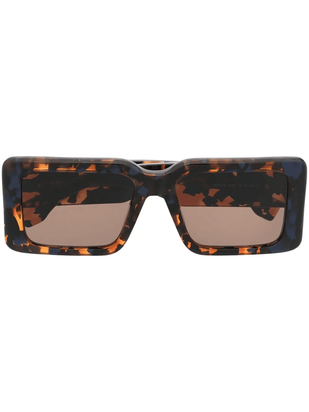 oversize-frame tortoiseshell sunglasses - Image 1