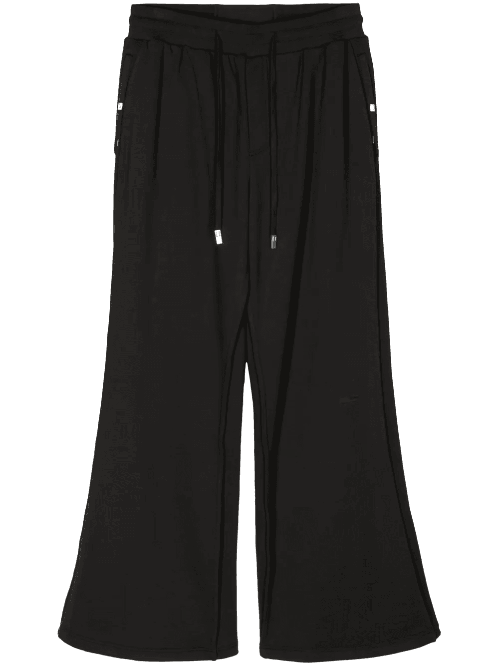 cotton wide-leg track pants - Image 1
