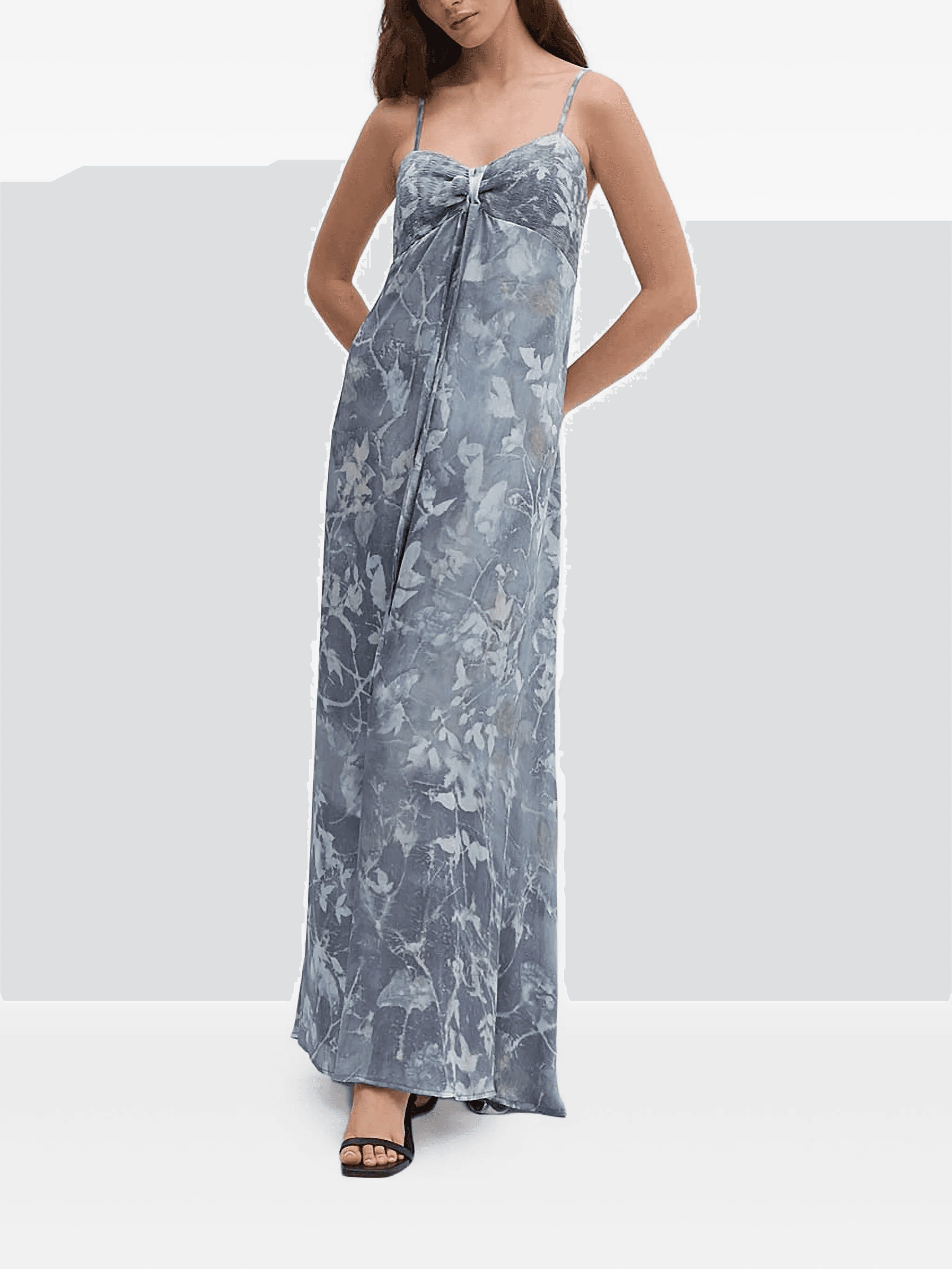 floral-print maxi dress - Image 1