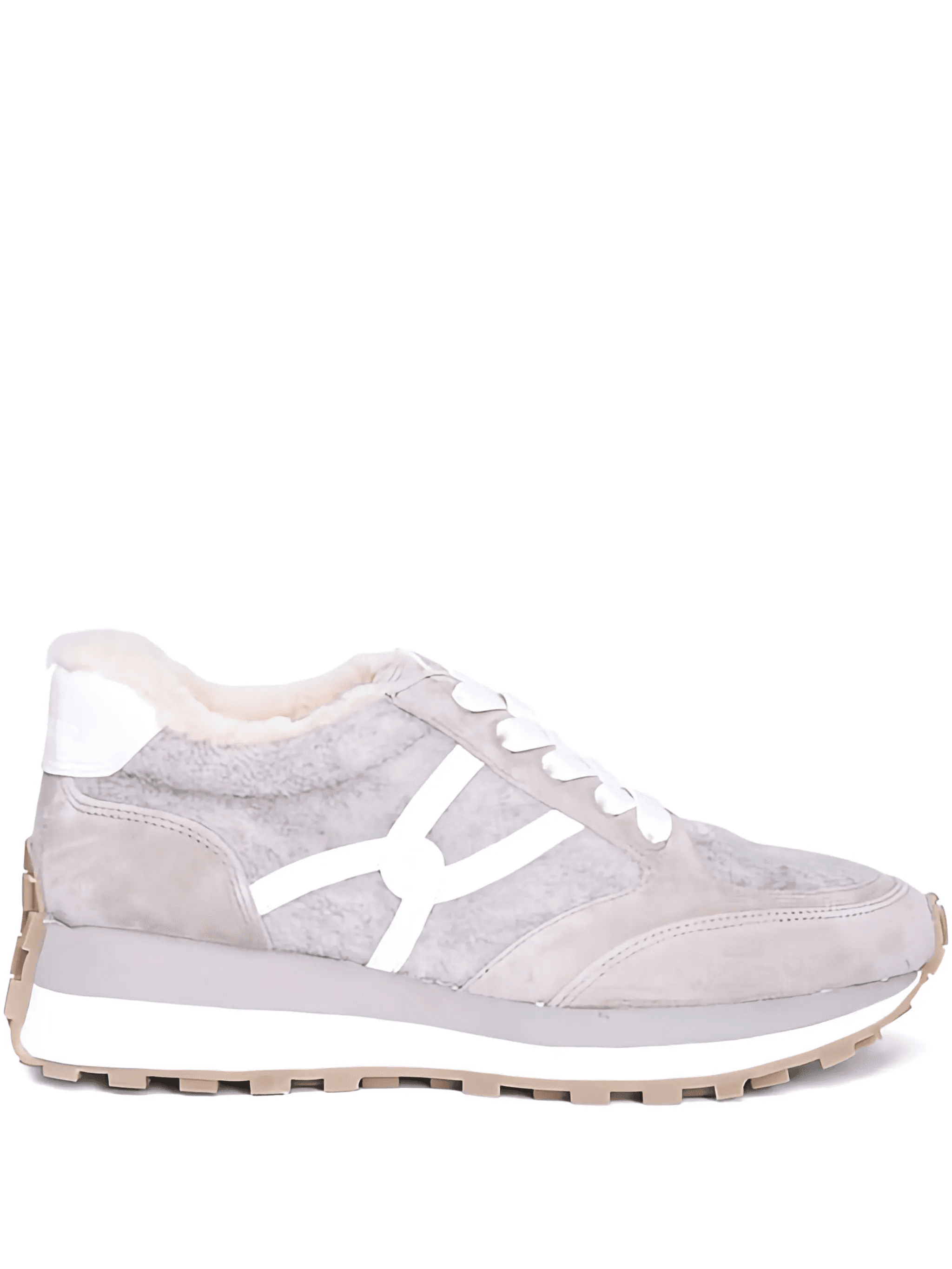 Valentina shearling sneakers - Image 1