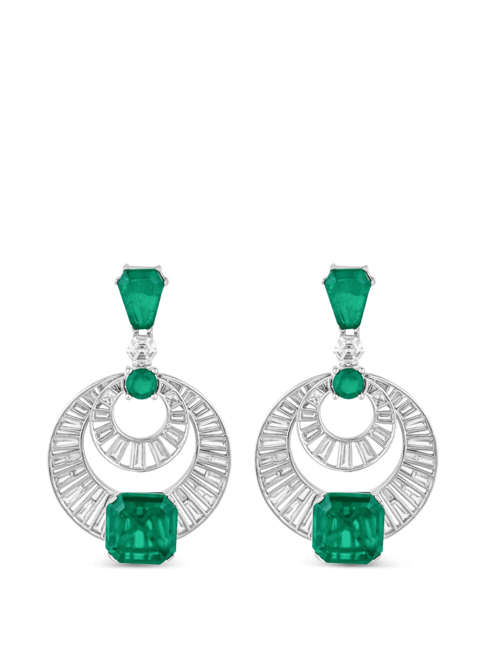 Doublet Moon Bali earrings - Image 1