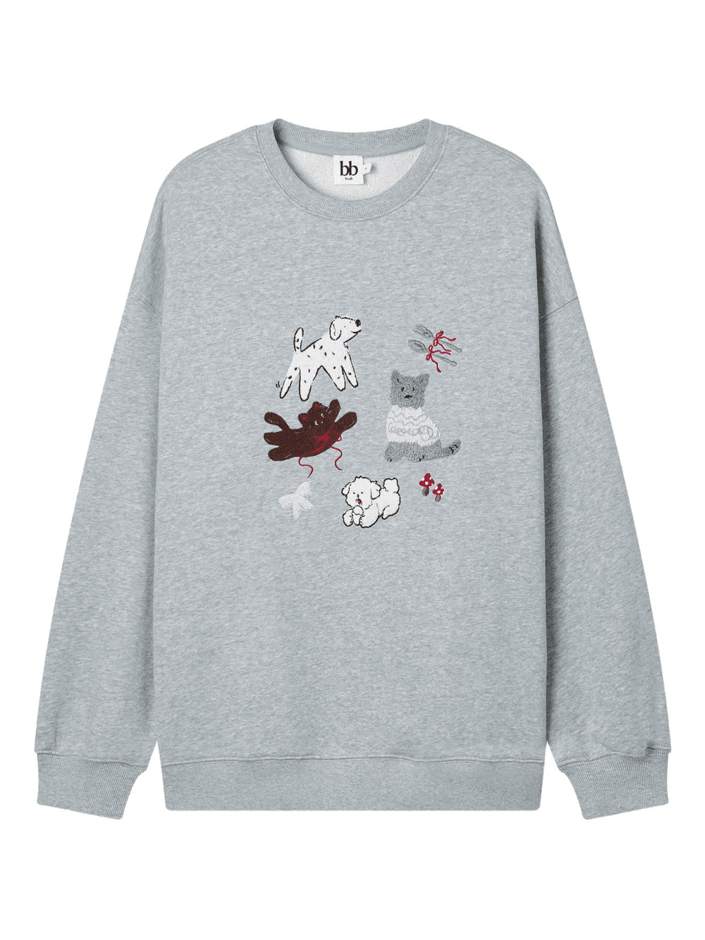 embroidered sweatshirt - Image 1
