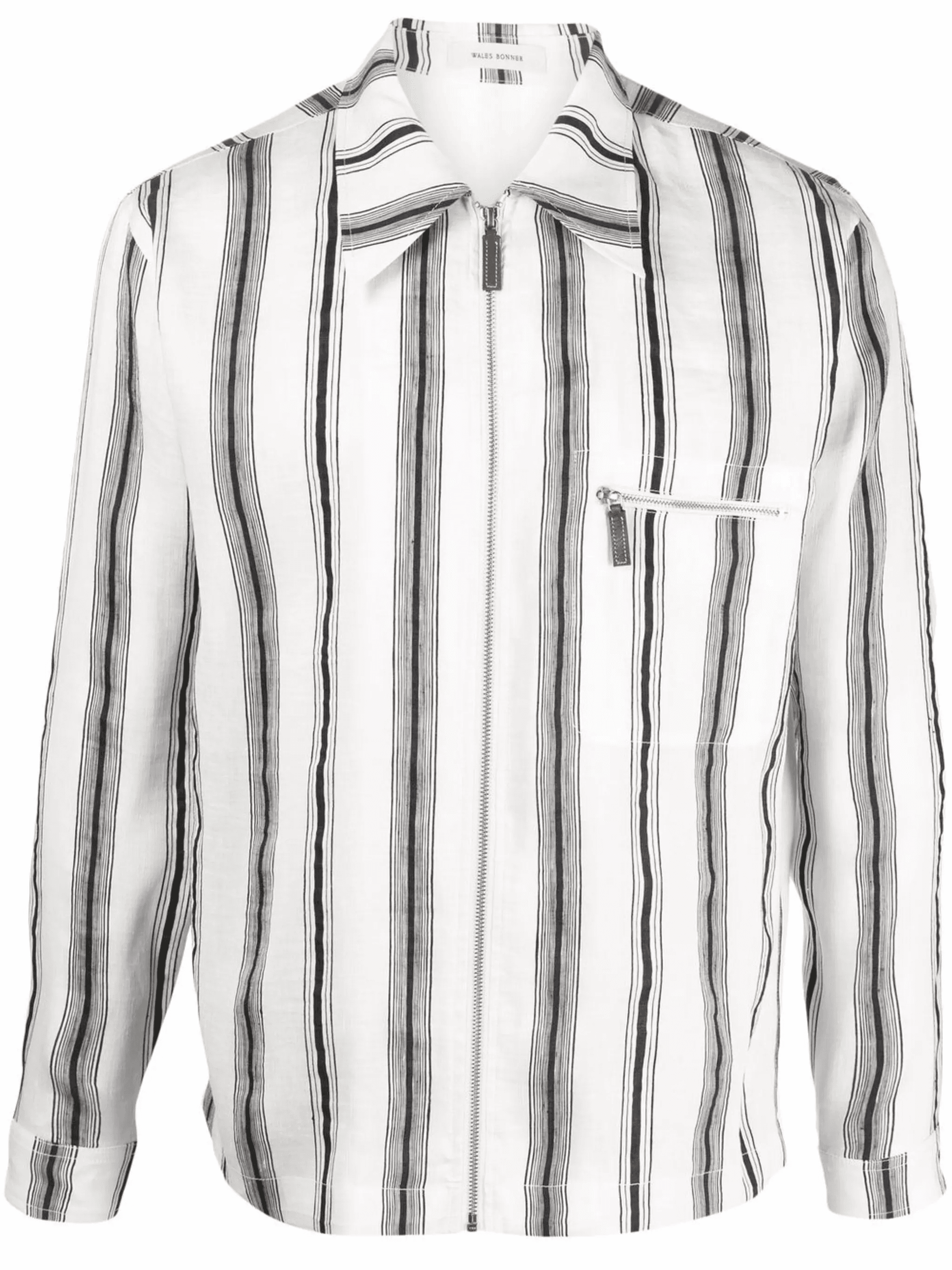 stripe-print shirt - Image 1
