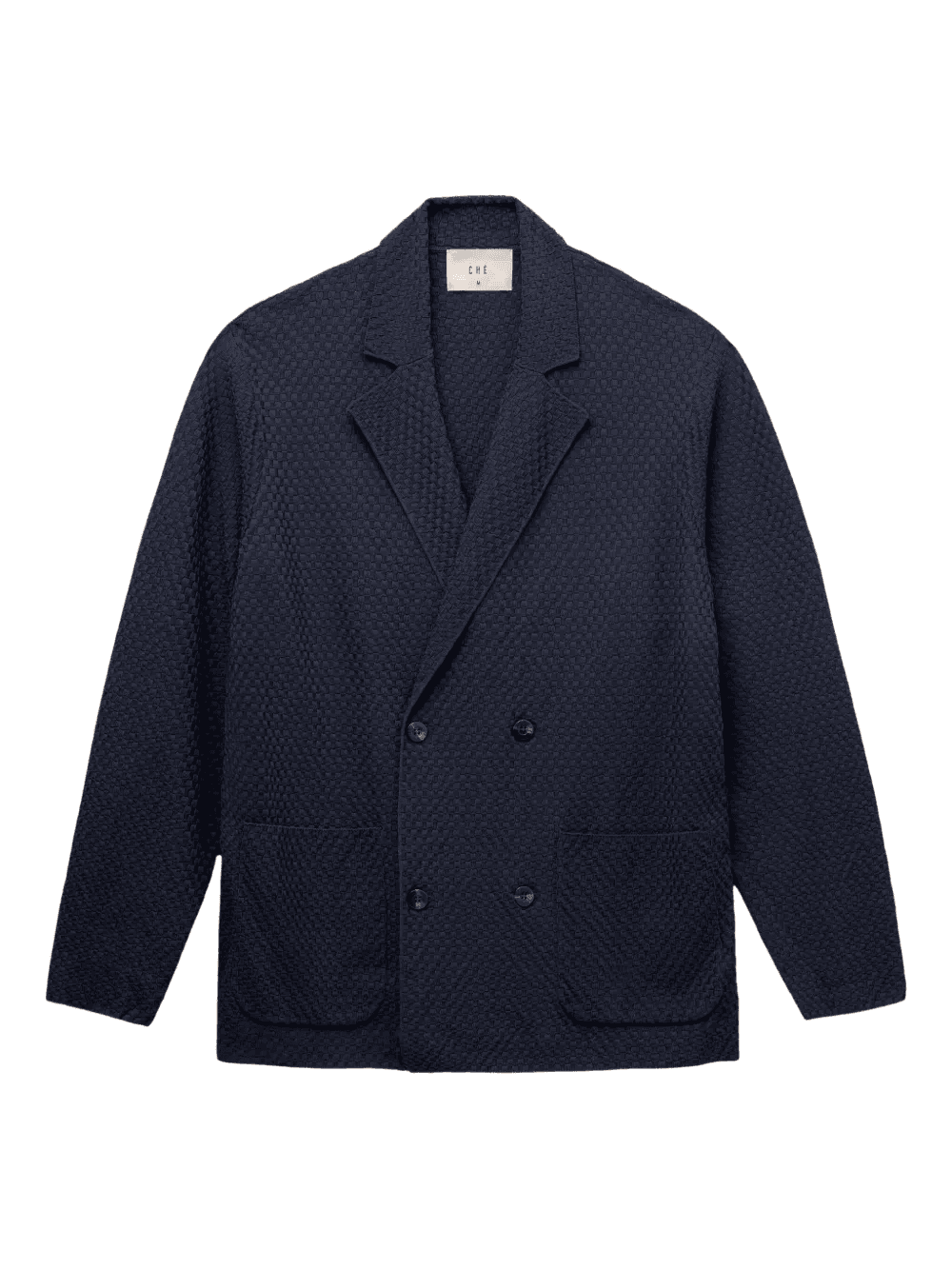 Garcia double-breasted textured blazer - Image 1
