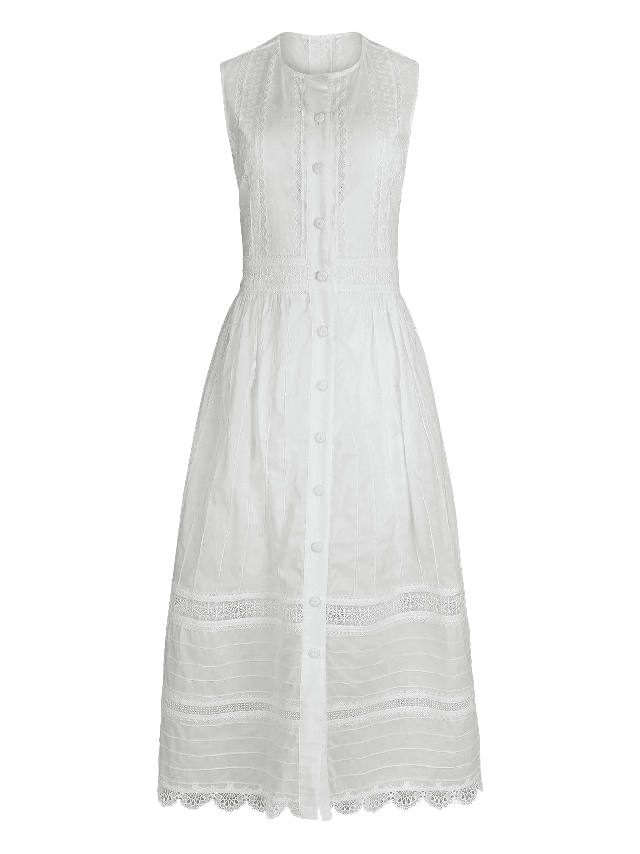 Solaire lace button dress - Image 1