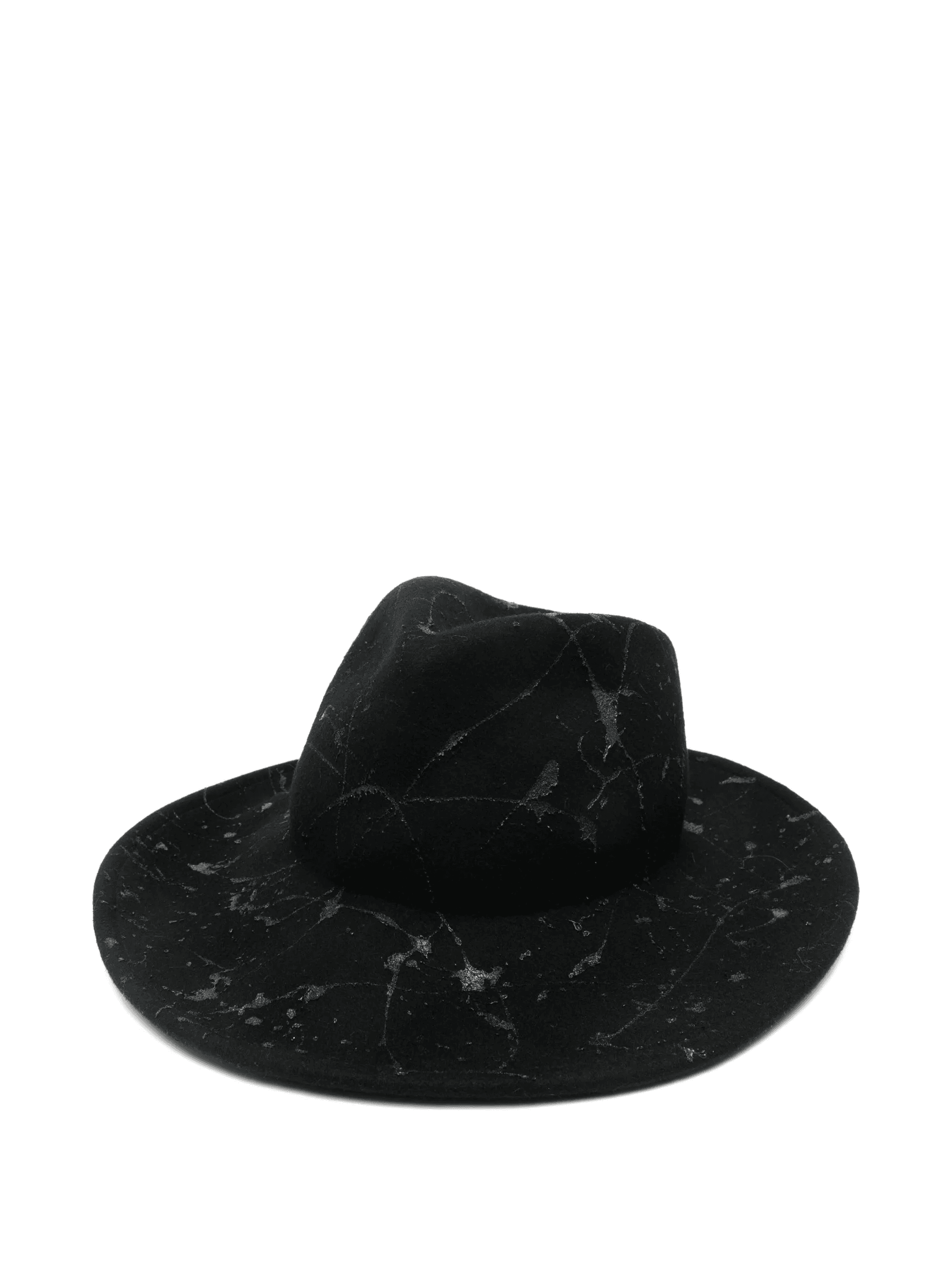 crackle-print fedora hat - Image 1