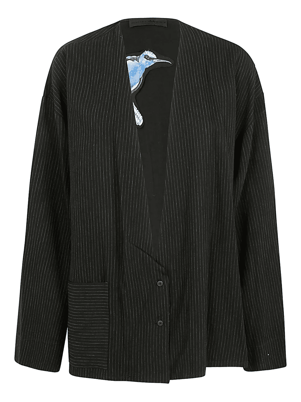 pinstriped pocket jacket - Image 1