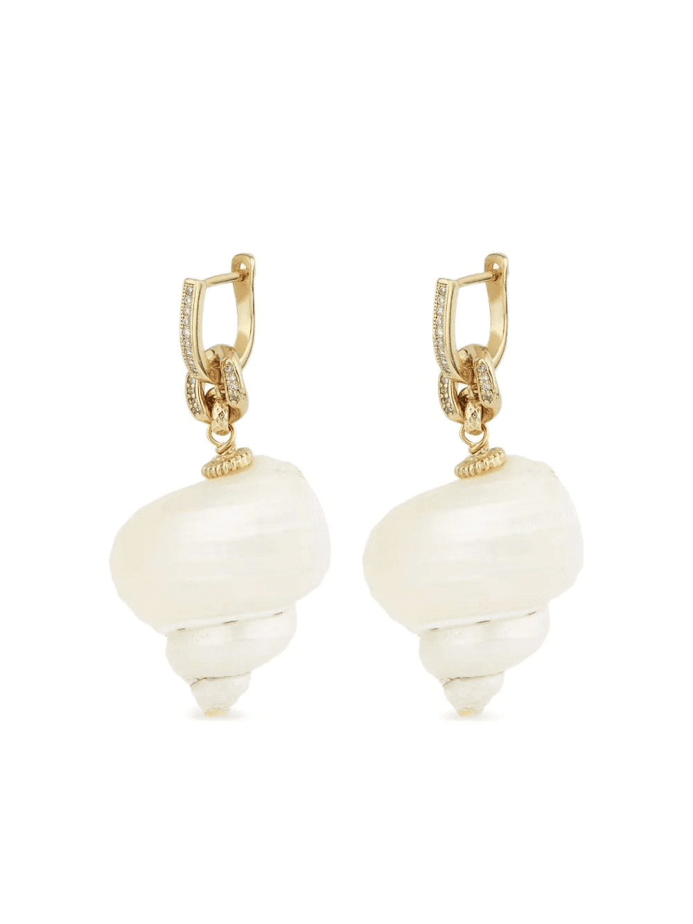 shell drop earrings - Image 1