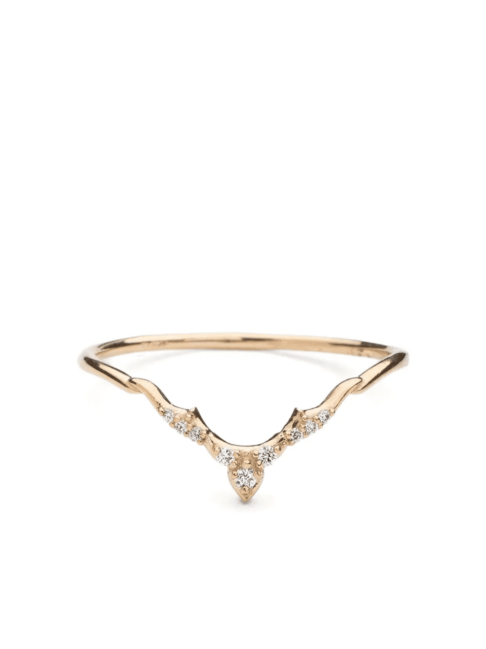 14K yellow gold Altair diamond ring - Image 1
