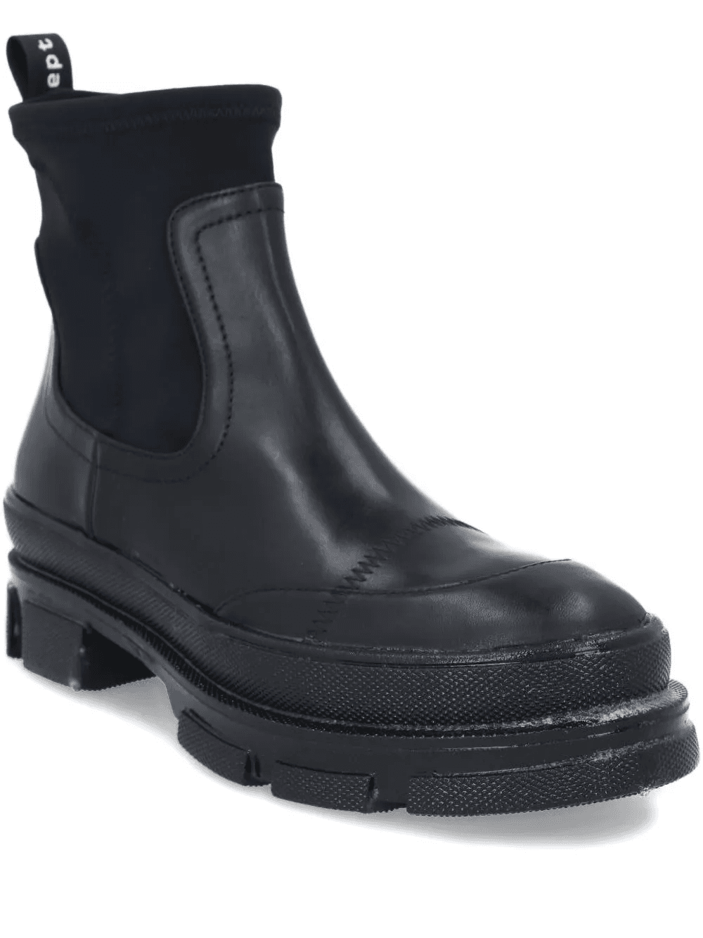 elastic-panelled lug sole boots - Image 1