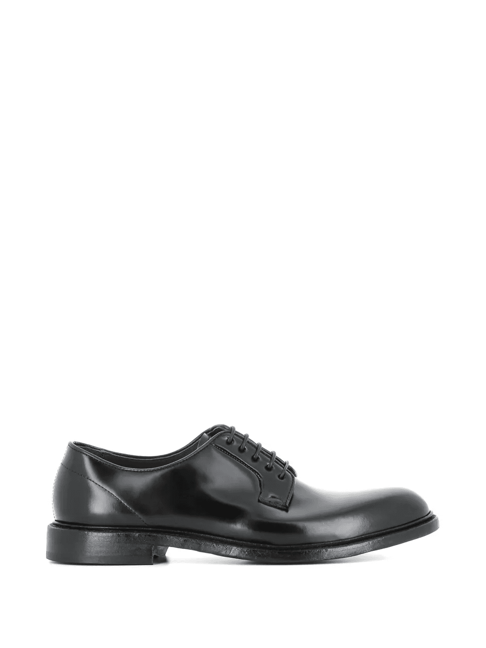 polished leather derby shoes - Image 1