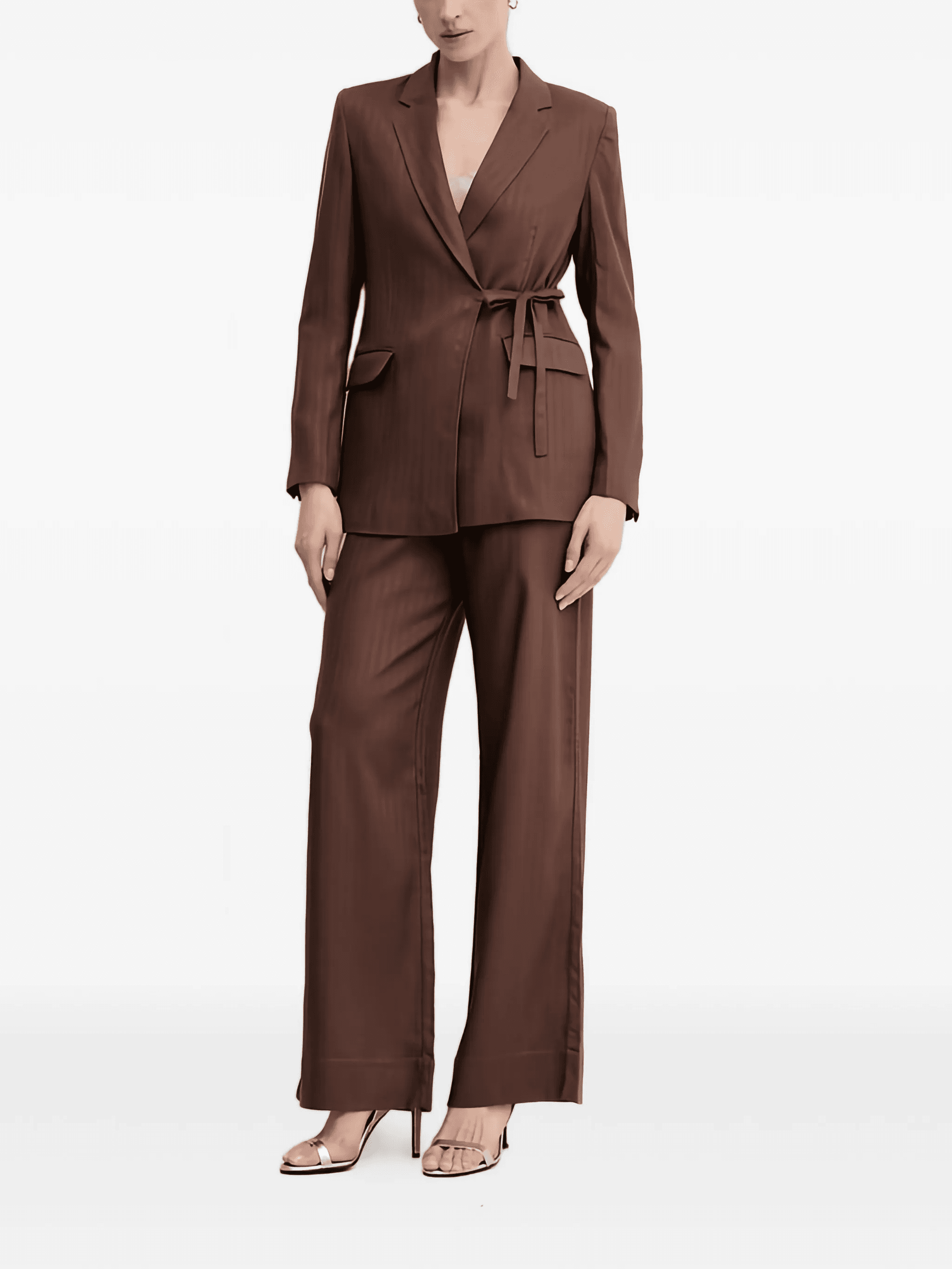 tie-belt blazer - Image 1