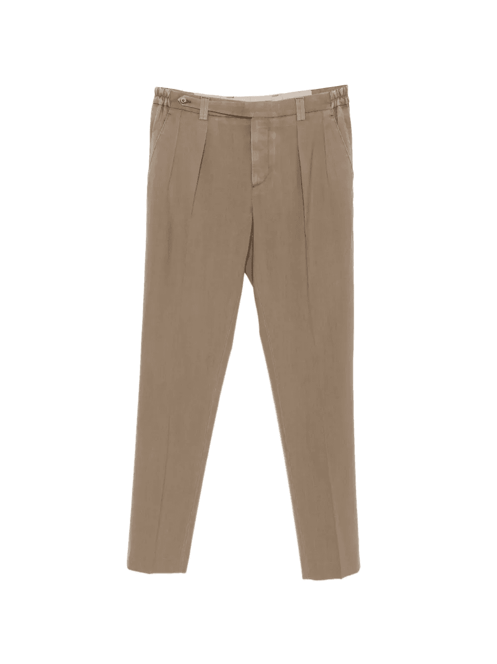 pleated-waistband trousers - Image 1