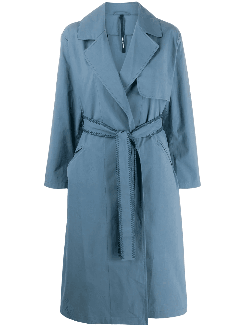long sleeve belted trench coat - Image 1