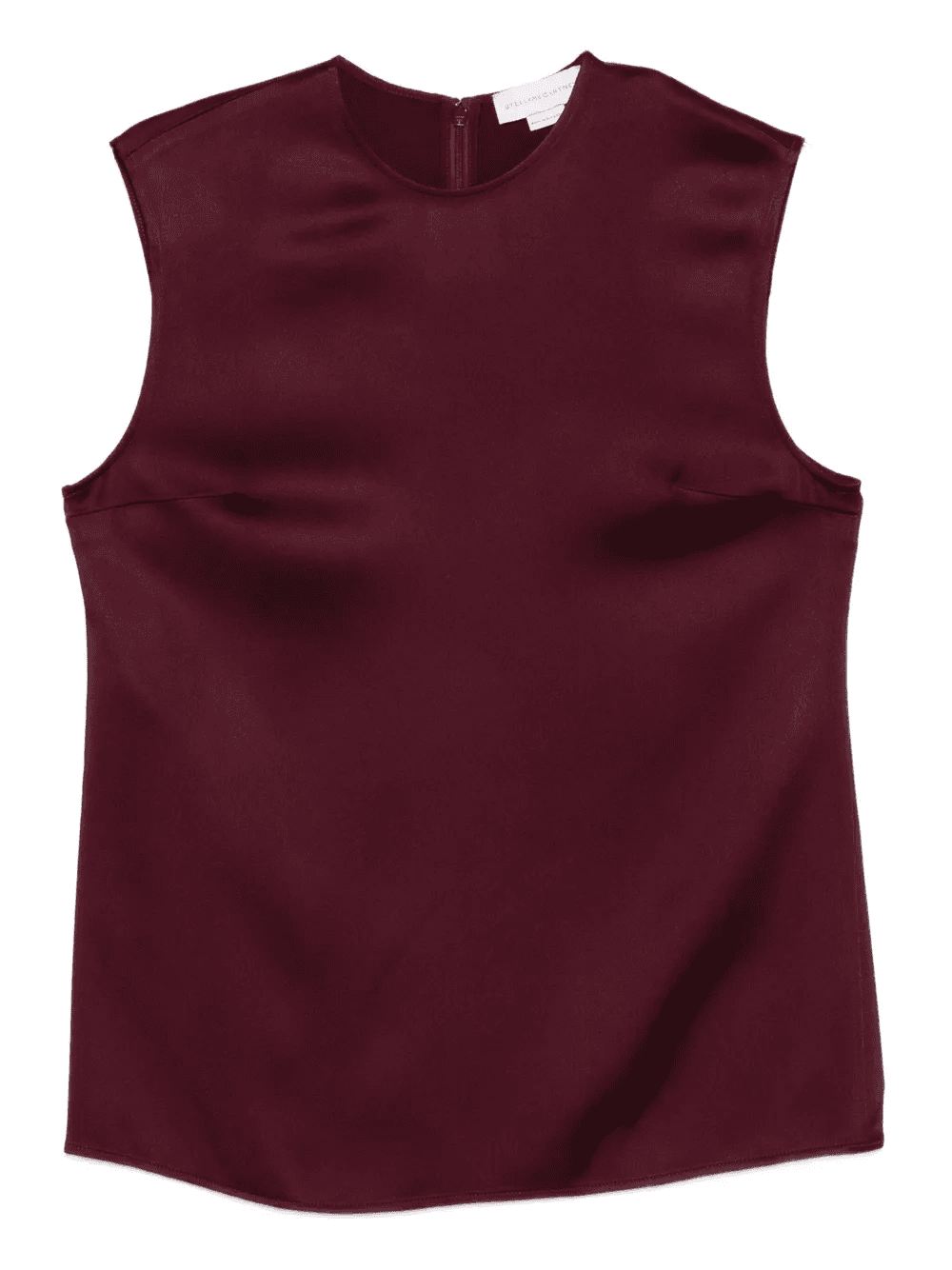 sleeveless round-neck top - Image 1