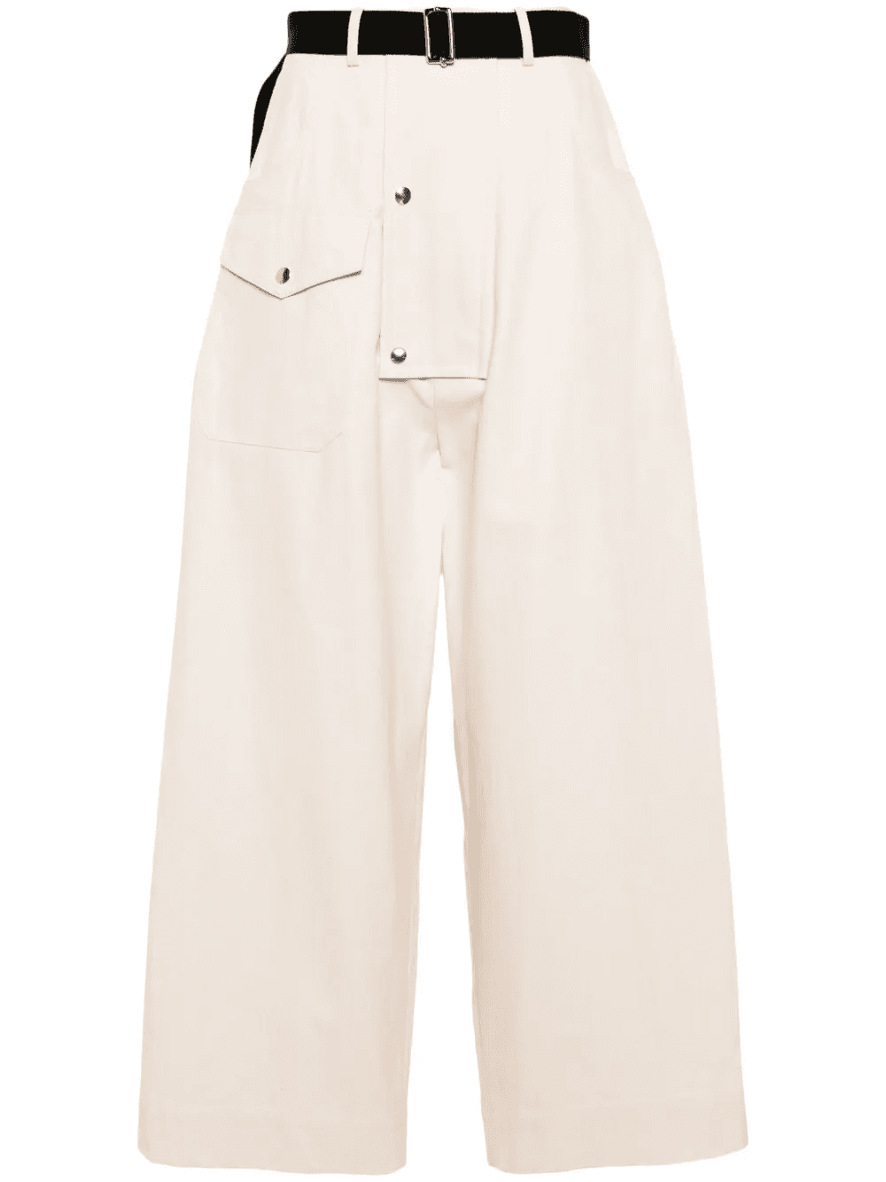 high-waist wide-leg trousers - Image 1